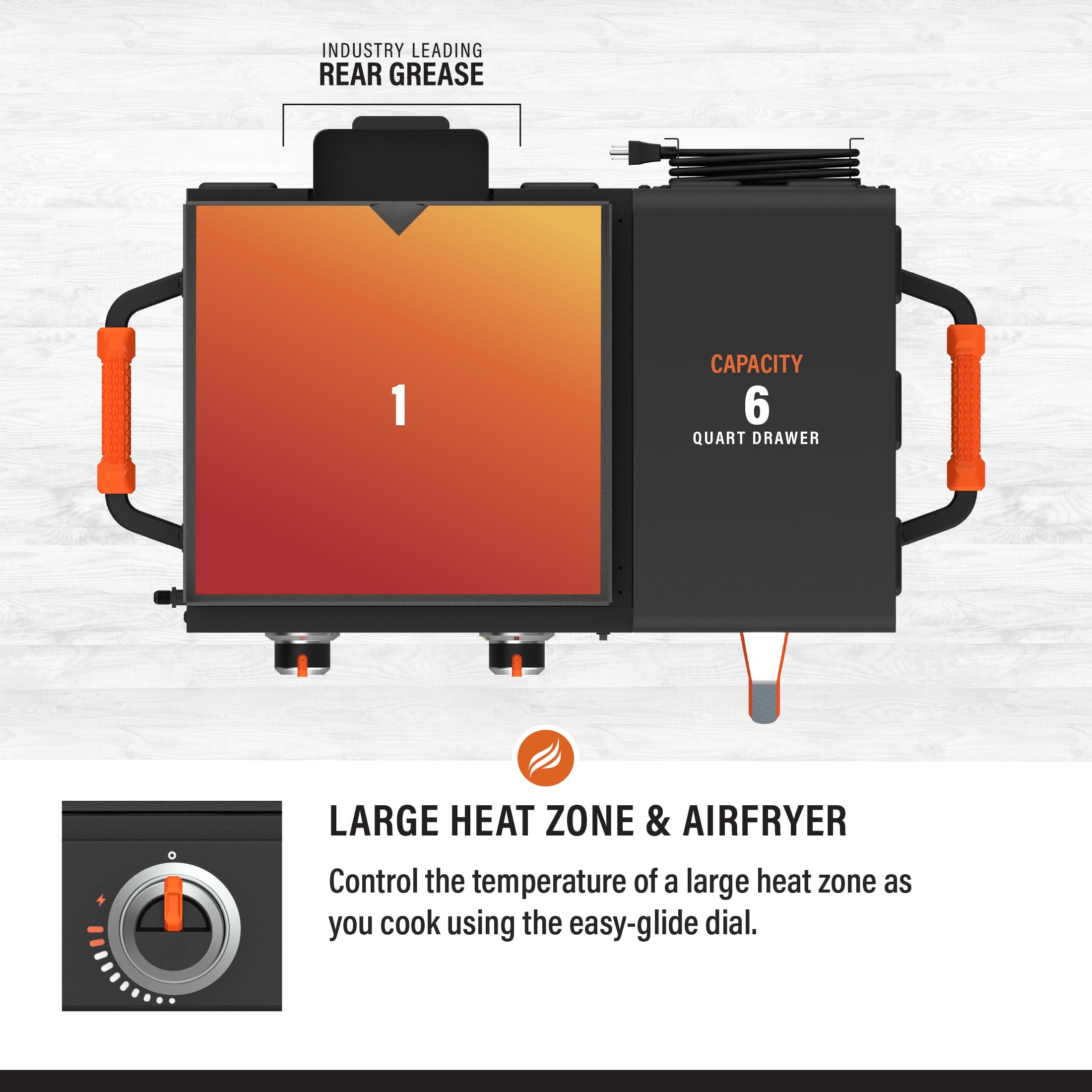 Adventure Ready 17 Griddle with Electric Air Fryer