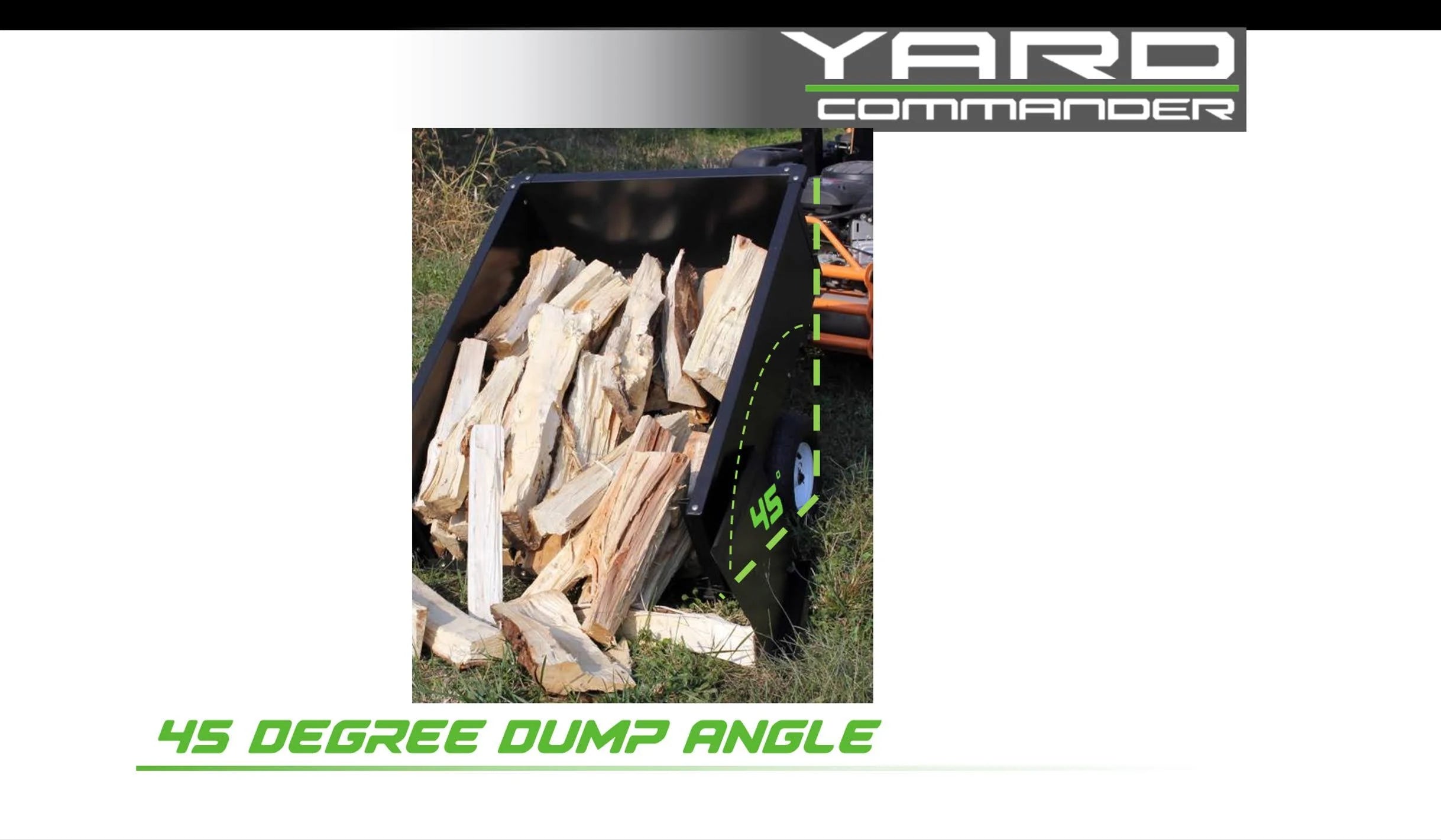 Yard Commander 10 cu.ft. Steel Dump Cart - MadeInUSA