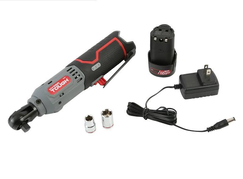 Hyper Tough 12V MAX* Lithium-Ion Cordless Ratchet with 1.5Ah Battery & Charger - 3/8 in 98804