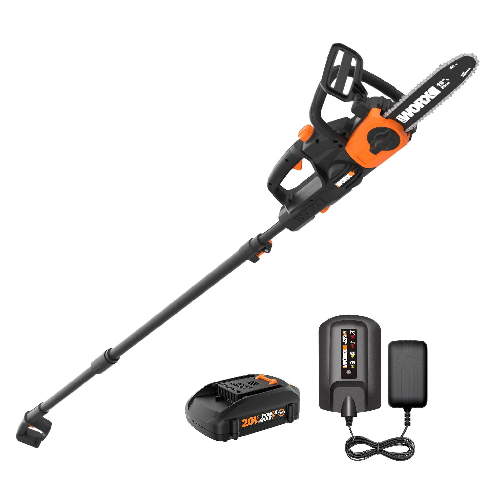 Worx 20V Power Share 10 Cordless Pole/Chain Saw