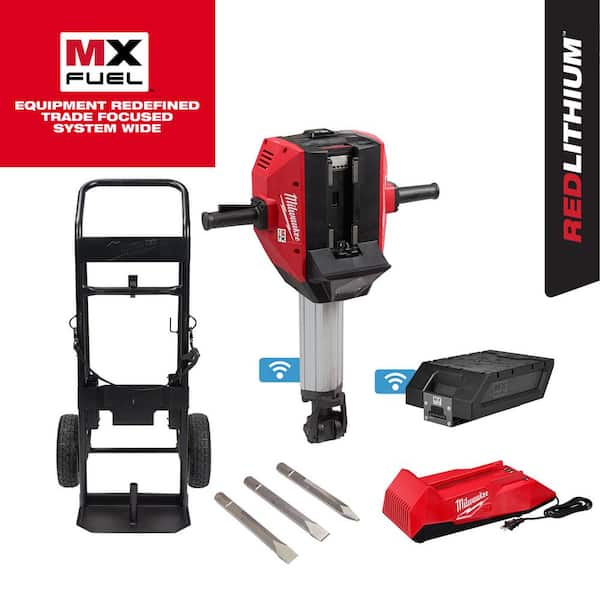 MX FUEL Lithium-Ion Cordless 1-1/8 in. Breaker with Battery and Charger