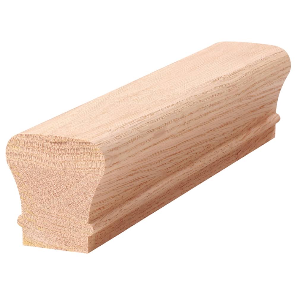 Lowe&s 2.25-in x 12-ft Unfinished Unfinished Oak Handrail in Brown | 601012ETOAK