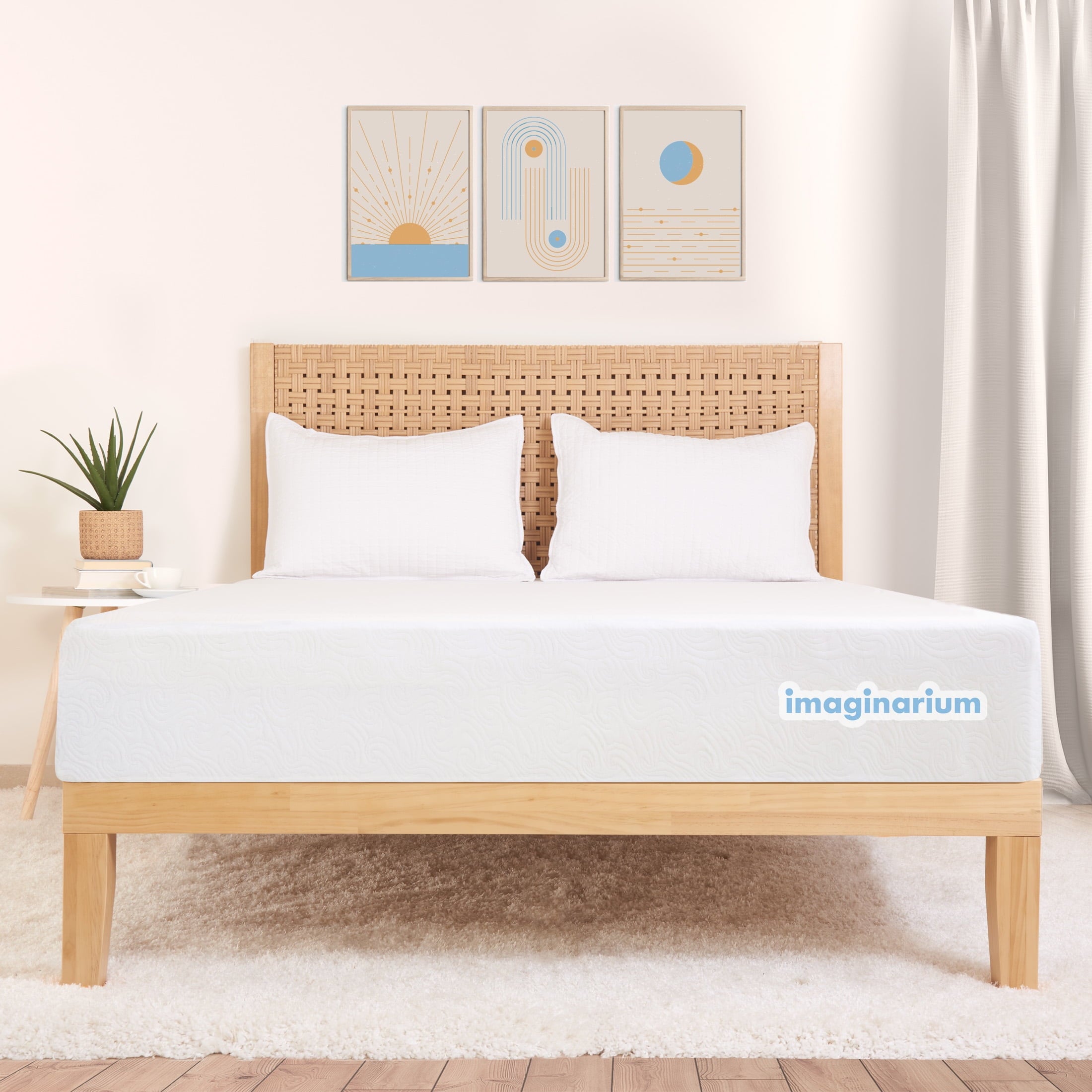10 Hybrid of Memory Foam and Coils Mattress with Antimicrobial Treated Cover. King