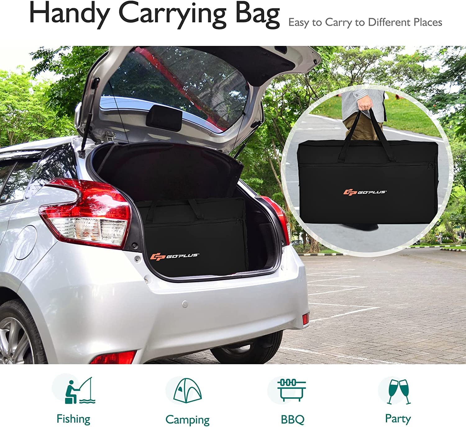 Camping Kitchen Table with Storage. Aluminum Portable Outdoor Cooking Table with Windscreen. Foldable Camp Table Cook Station for BBQ. Grill. Party. Picnics