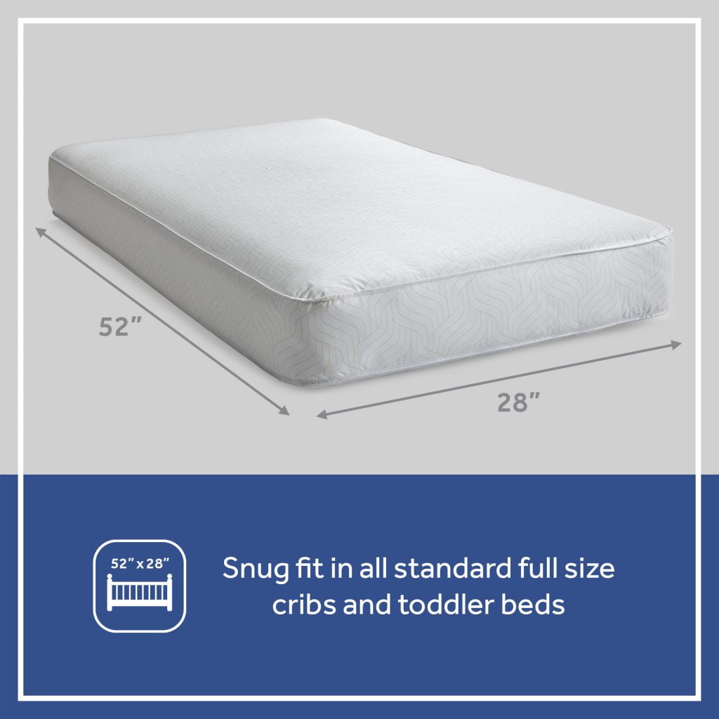 Celestial Cool Ultra-Premium 2-Stage Hybrid Antibacterial Crib & Toddler Mattress. Cool Copper Gel