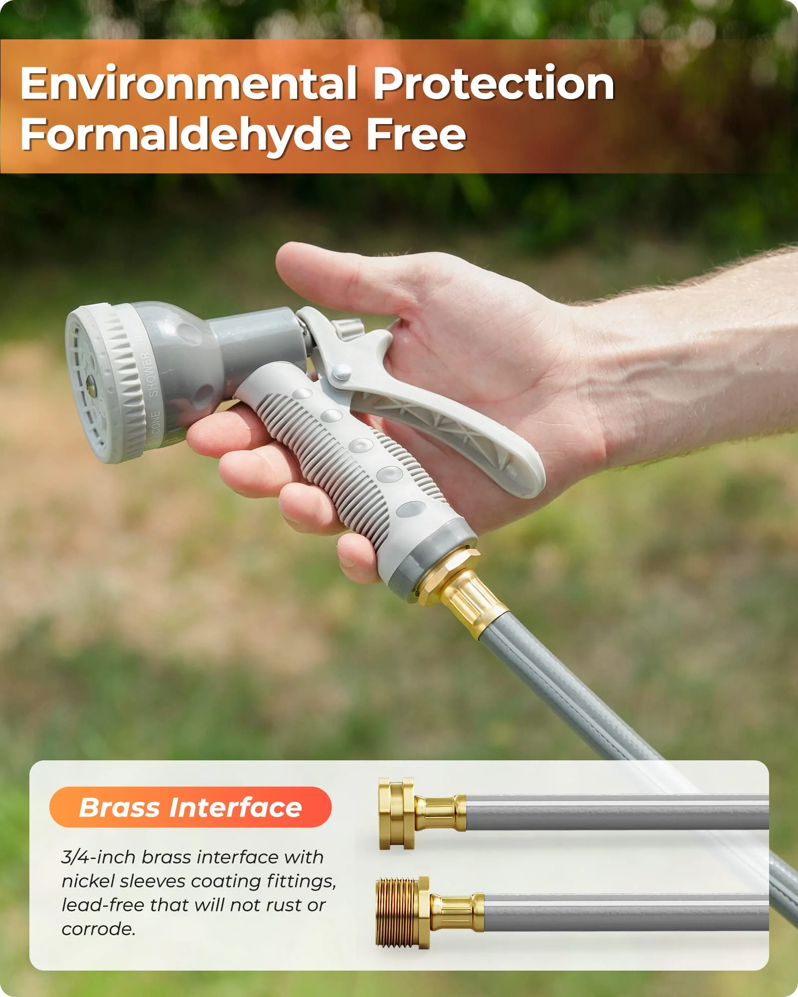 Ayleid 1/2 in x 100 ft Wall Mounted Garden Hose Reel