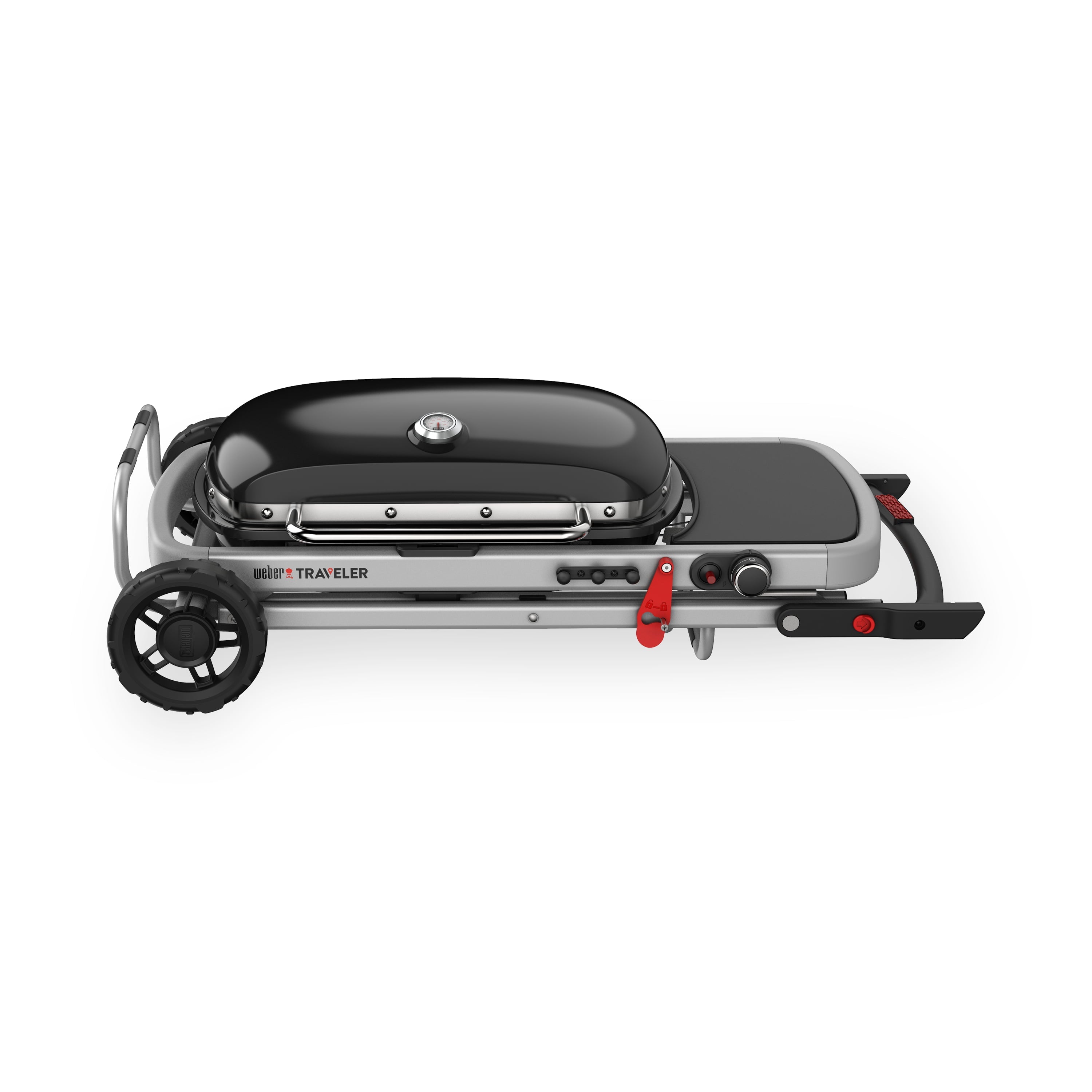 Traveler Portable Propane Gas Grill. Black