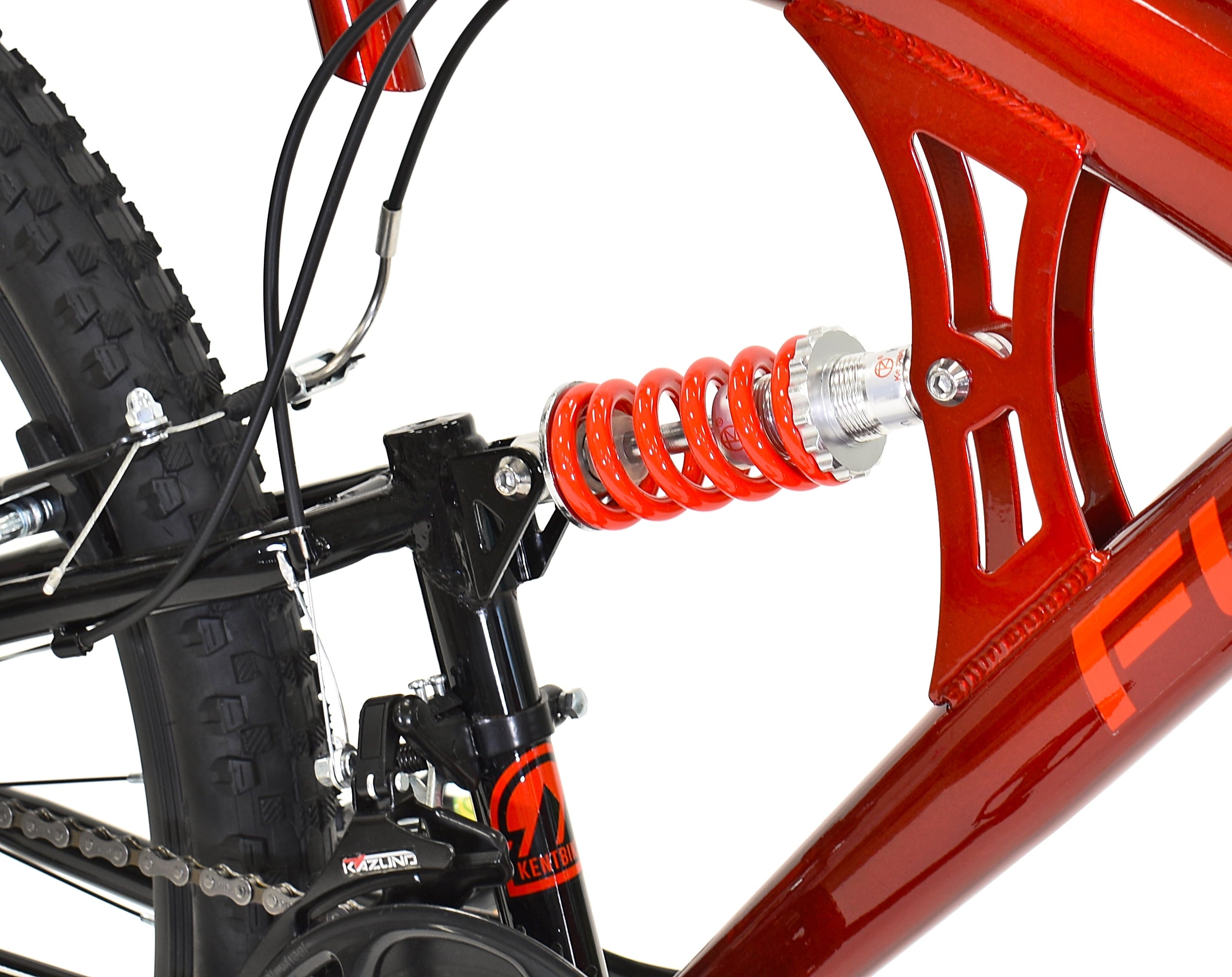 29 in. Flexor Men's Dual Suspension Mountain Bike. Red