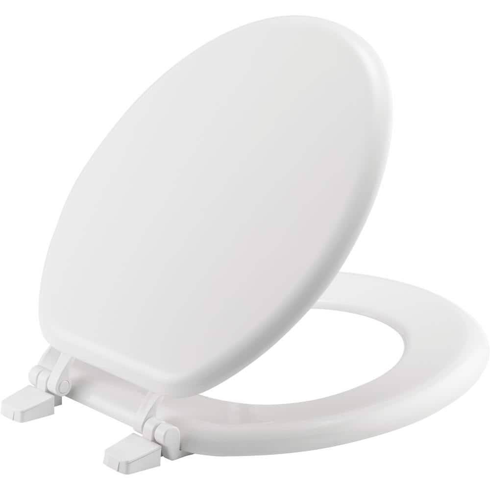Standard Replacement Round Closed Front Toilet Seat White