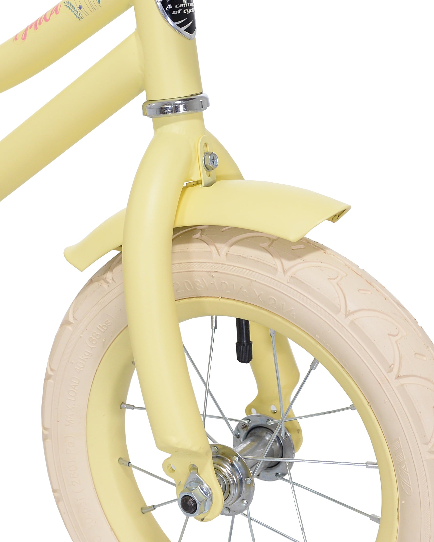 Bicycle 12-inch Girls Mila Child Bicycle. Yellow
