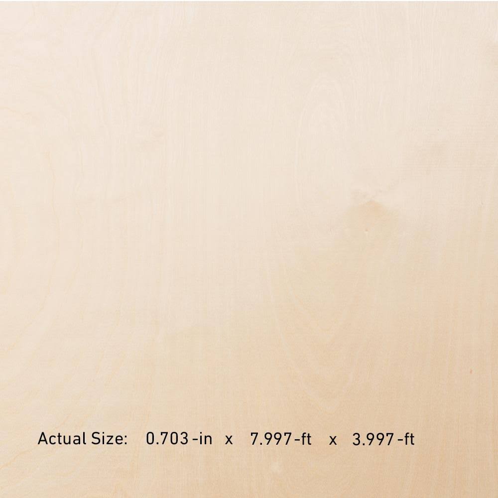 Lowe's 3/4-in x 4-ft x 8-ft Whitewood Sanded Plywood | 520360