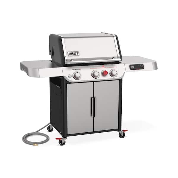 Genesis Smart SX-325s 3-Burner Natural Gas Grill in Stainless Steel with Smart Technology