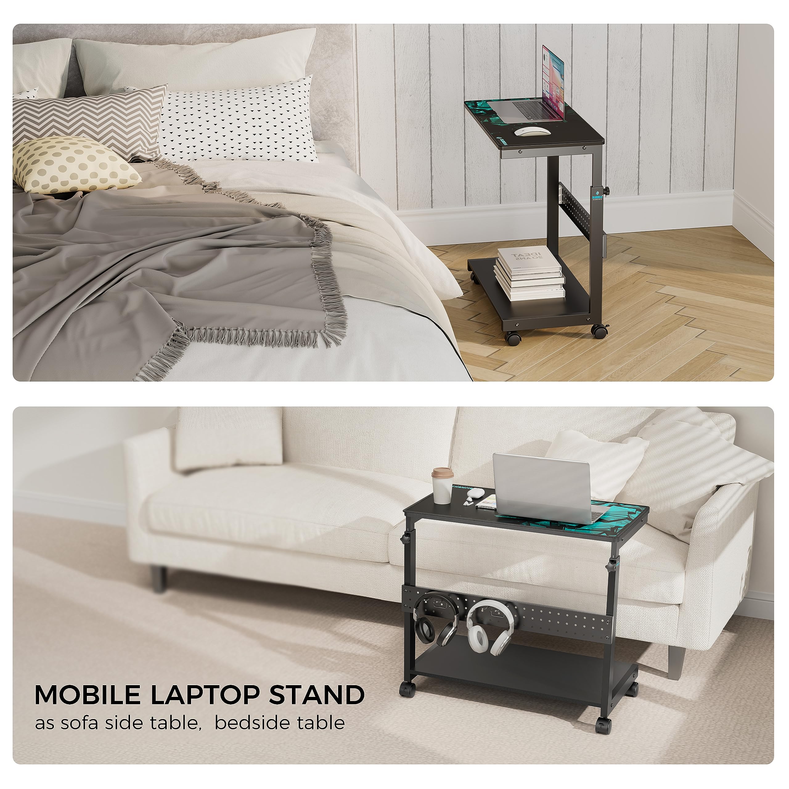 EUREKA ERGONOMIC Height Adjustable Computer Tower Stand