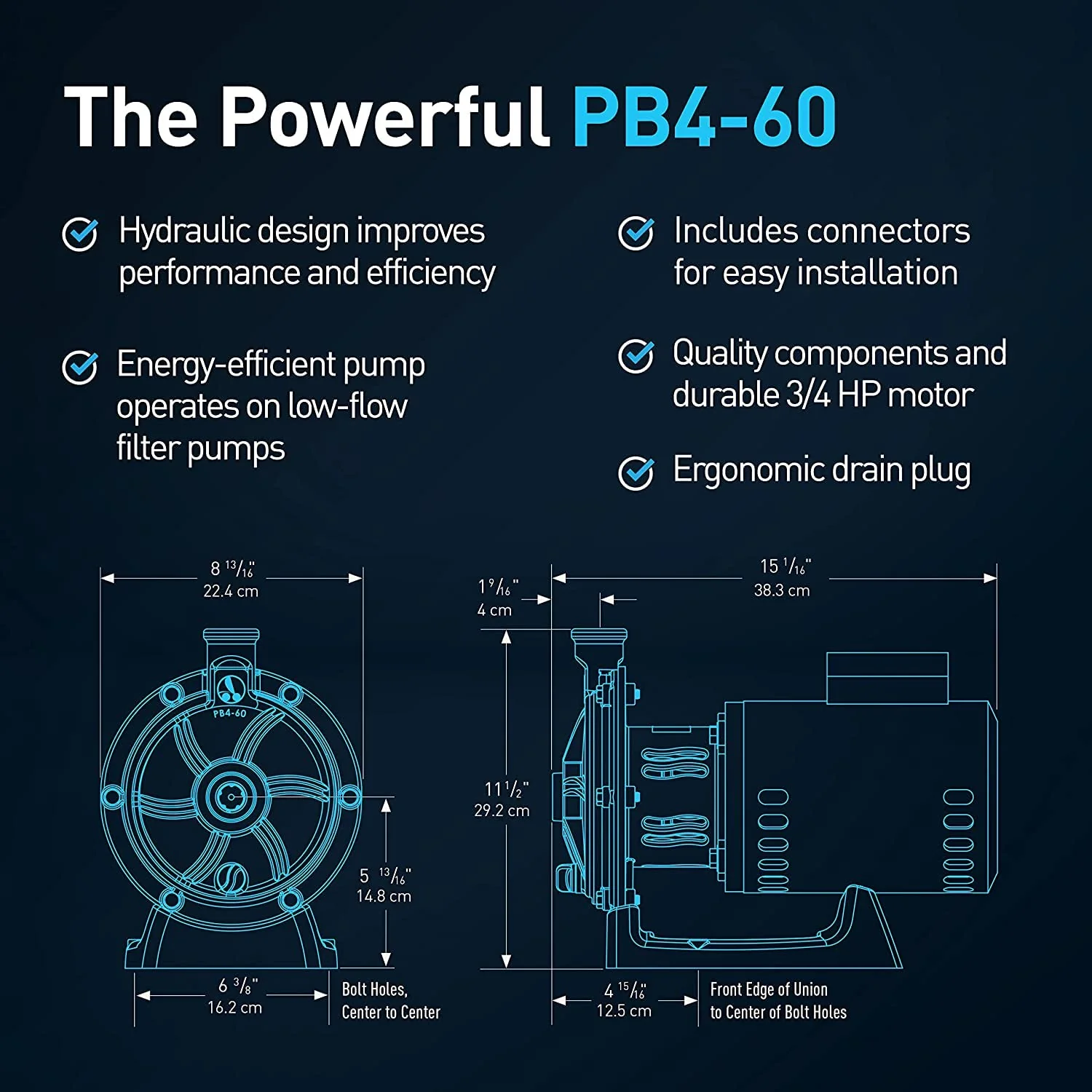 POLARIS OEM Booster Pump 3/4 HP for Pressure Pool Cleaners