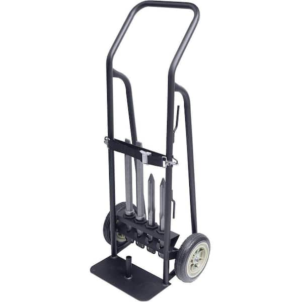 15 Amp 1-1/8 in. Hex Corded 70 lb. AVT Breaker Hammer with Anti-Vibration Technology. Cart and (4) Bits