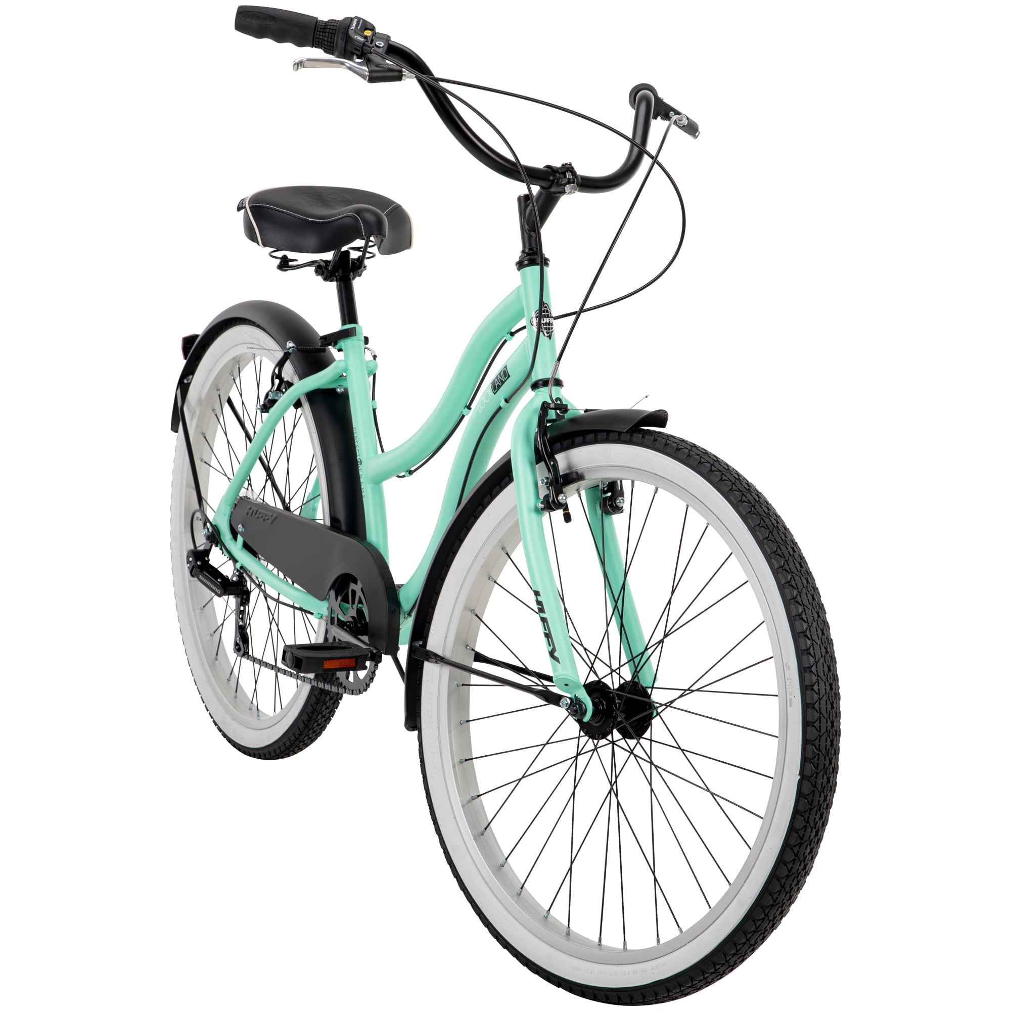 26-In. Women's Lockland 7-Speed Cruiser Bike. Sea Foam. Green