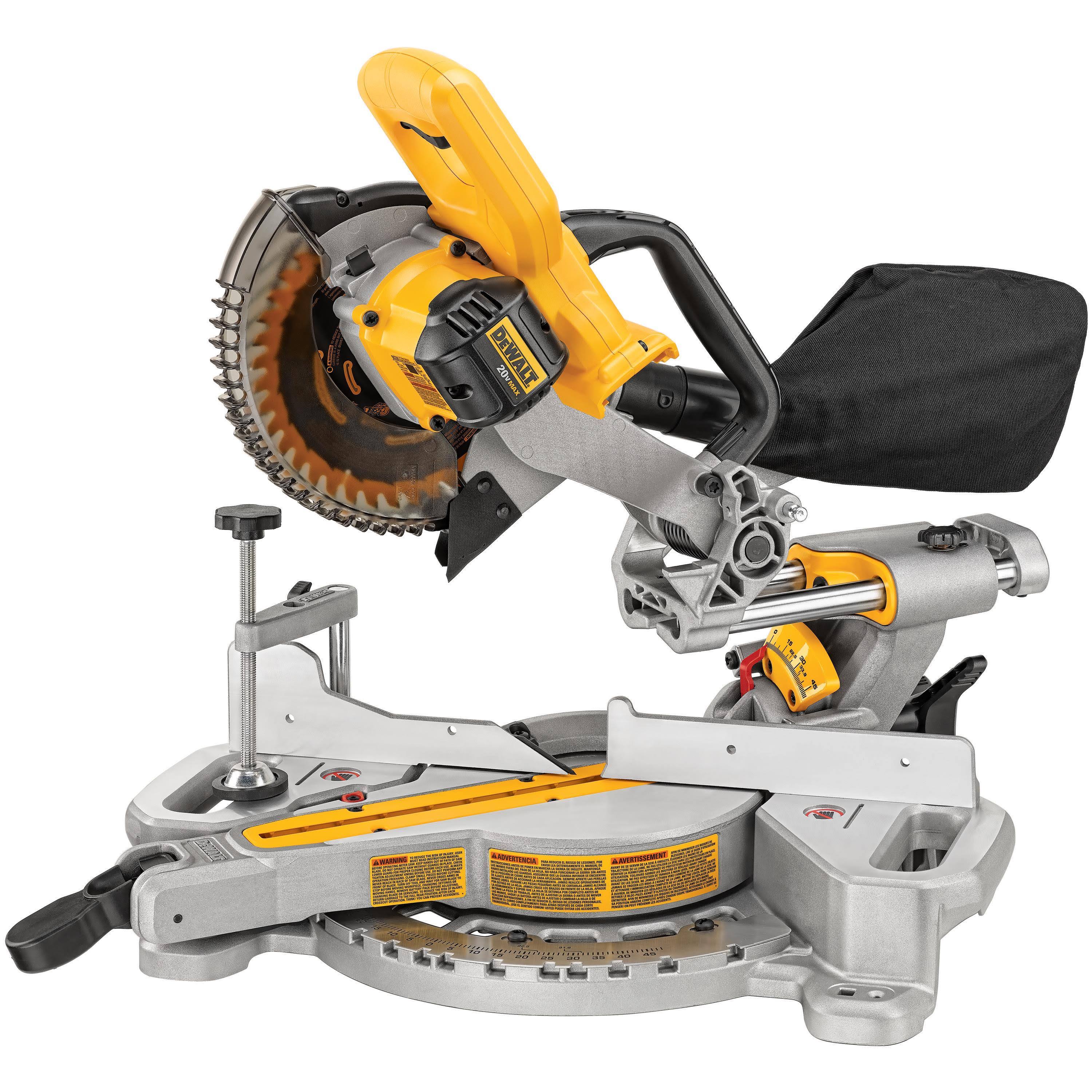 DeWalt 20V Max Cordless 7-1/4 in. Sliding Miter Saw (Tool DCS361B(7-1/4 in)