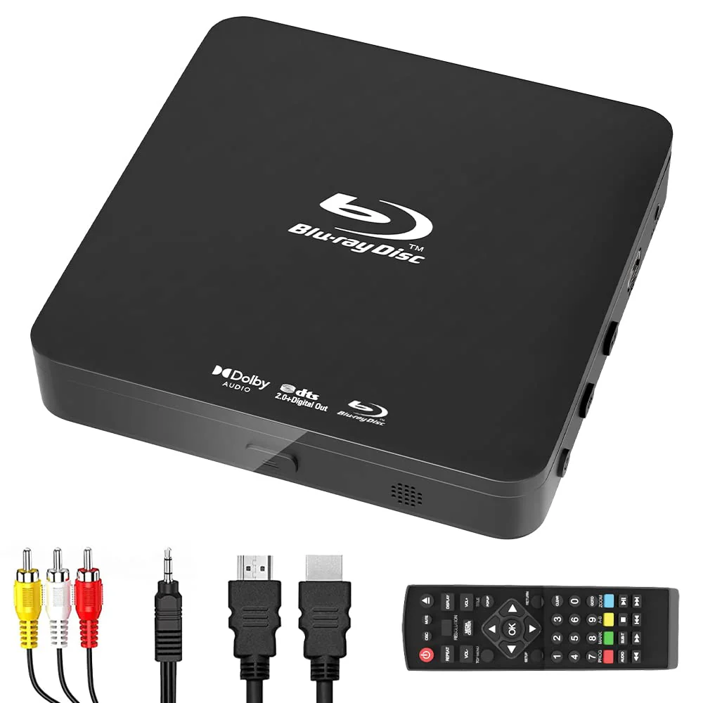 Didar Blu Ray DVD Player. Ultra Mini 1080P Blue Ray Disc Player