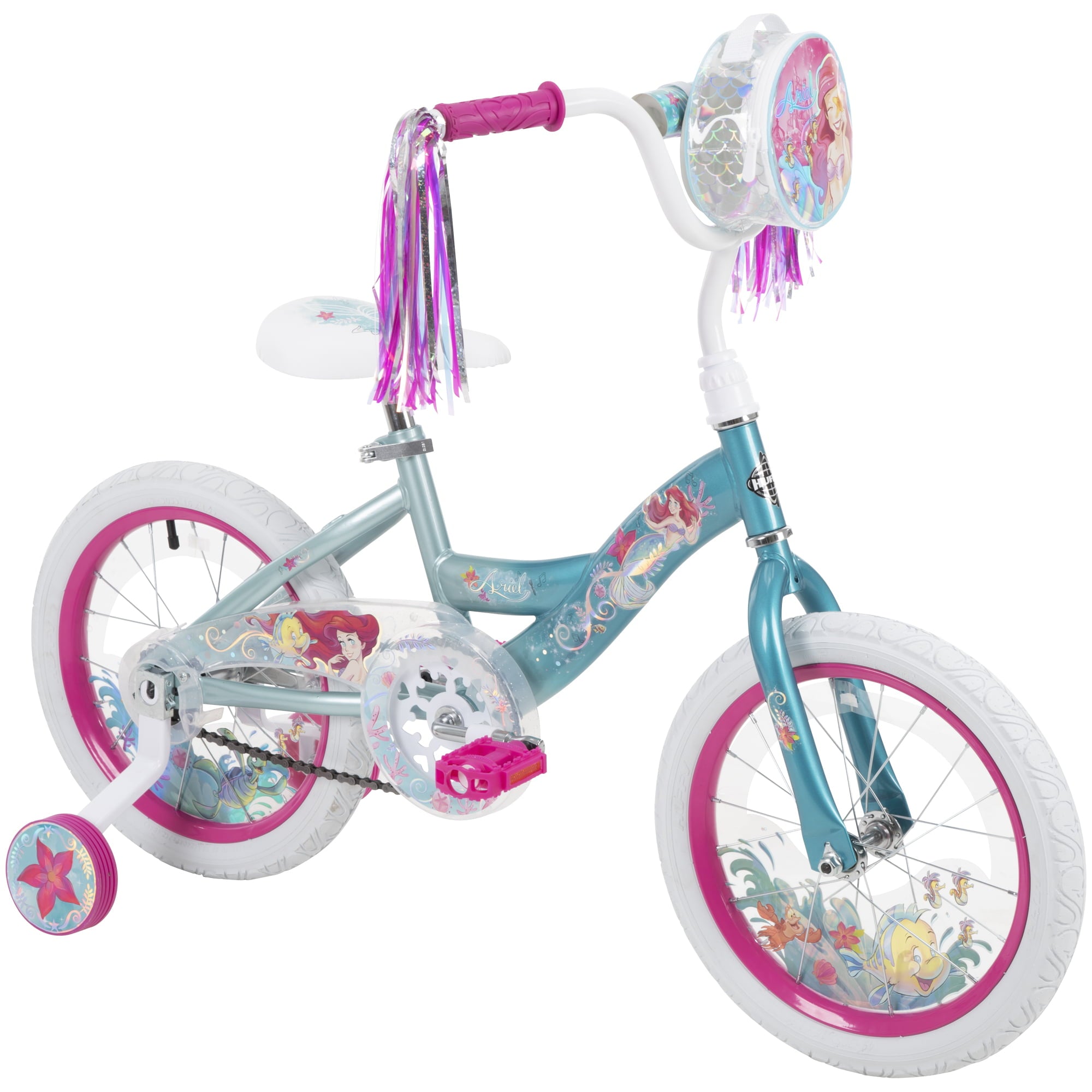 Disney the Little Mermaid 16 in. Blue Sidewalk Bicycle for Girls