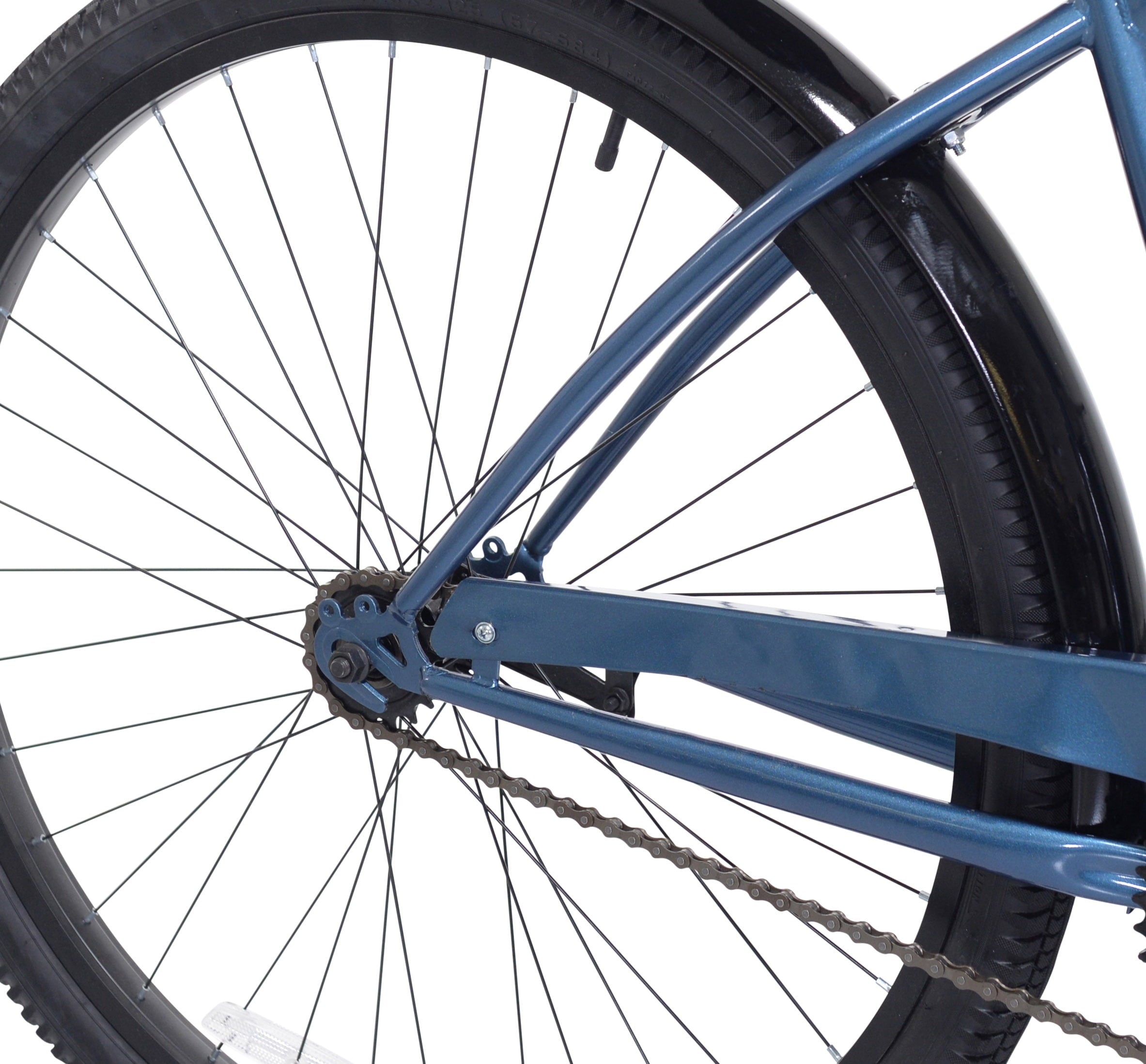 Bicycles 27.5 in Male Sea Change Beach Cruiser Bike. Metallic Blue