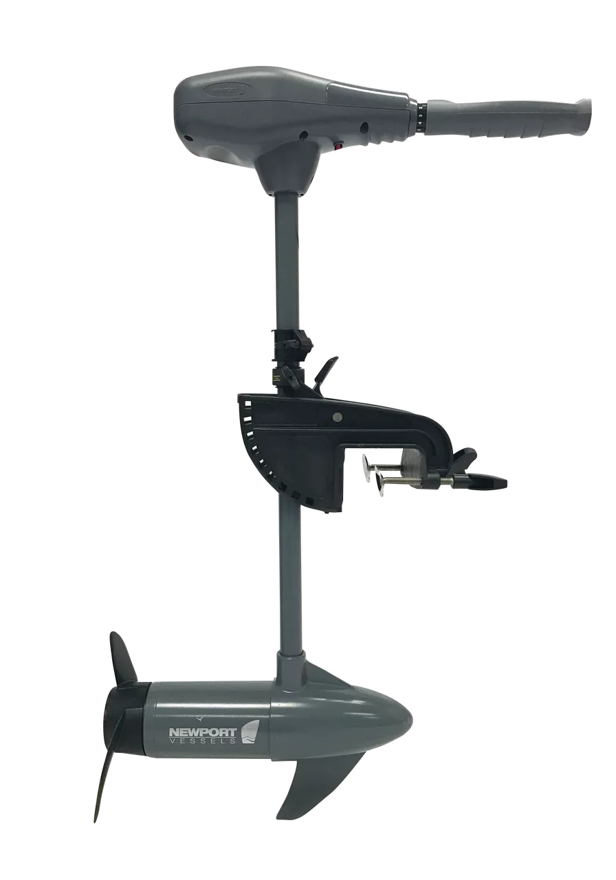 Newport Vessels Kayak Series 36 Lb. Thrust Saltwater Transom Mounted Electric Kayak Trolling Motor with 24 In. Shaft - MadeInUSA