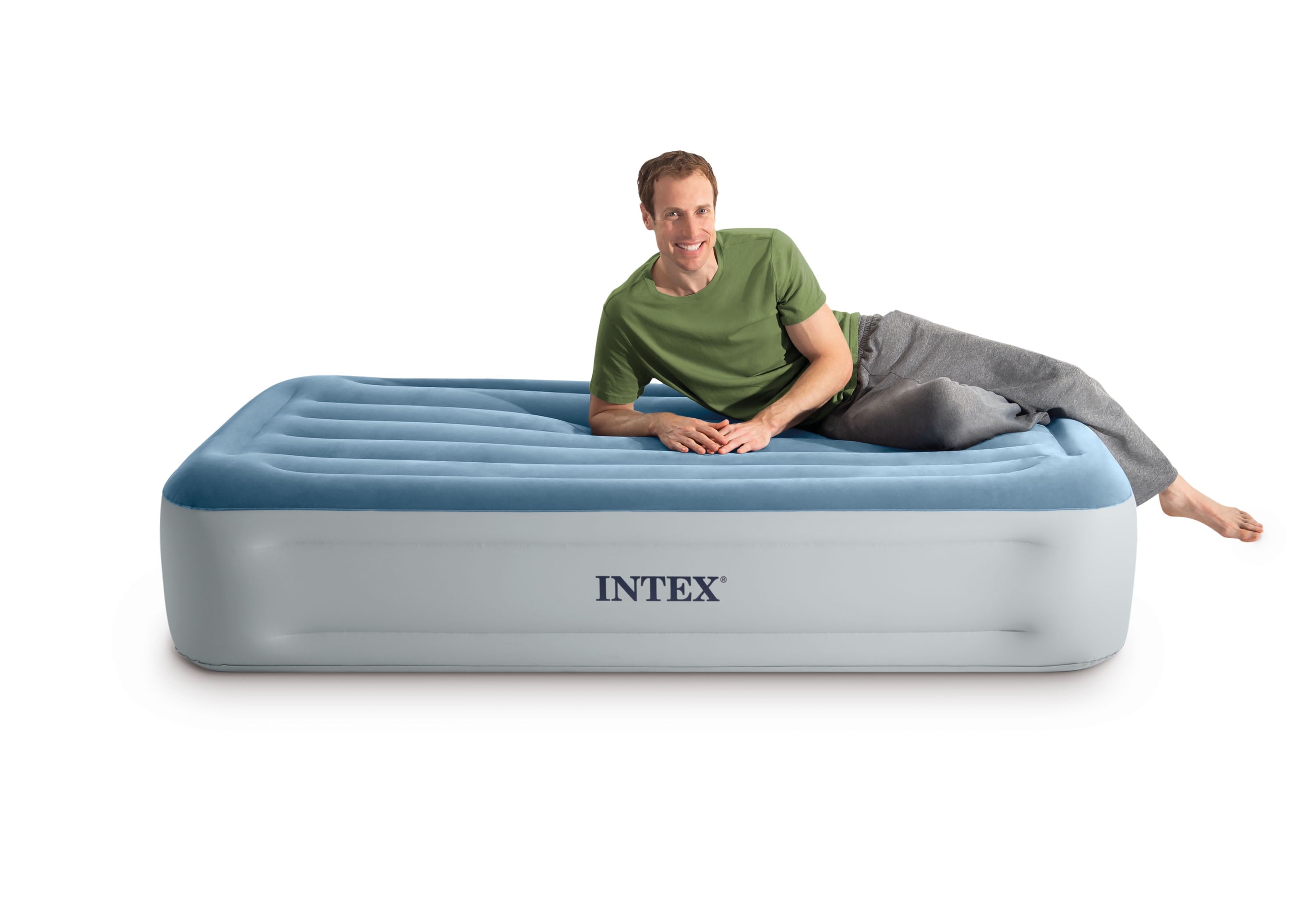 15 Essential Rest Dura-Beam Airbed Mattress with Internal Pump included- TWIN