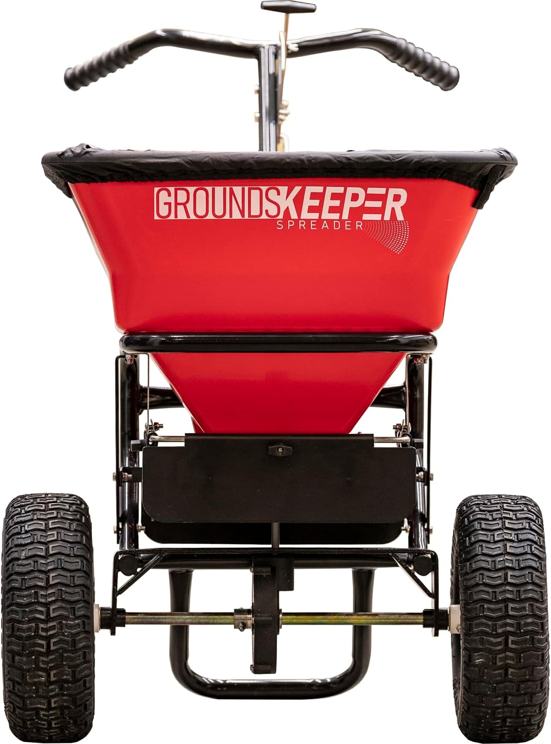 Multi-Purpose Walk Behind Push Spreader 3039632R Grounds Keeper. 100 Pound Capacity. Multi Use Tool for Grass Seed. Salt. De-Icer. Fertilizer and Seeds � Spreader