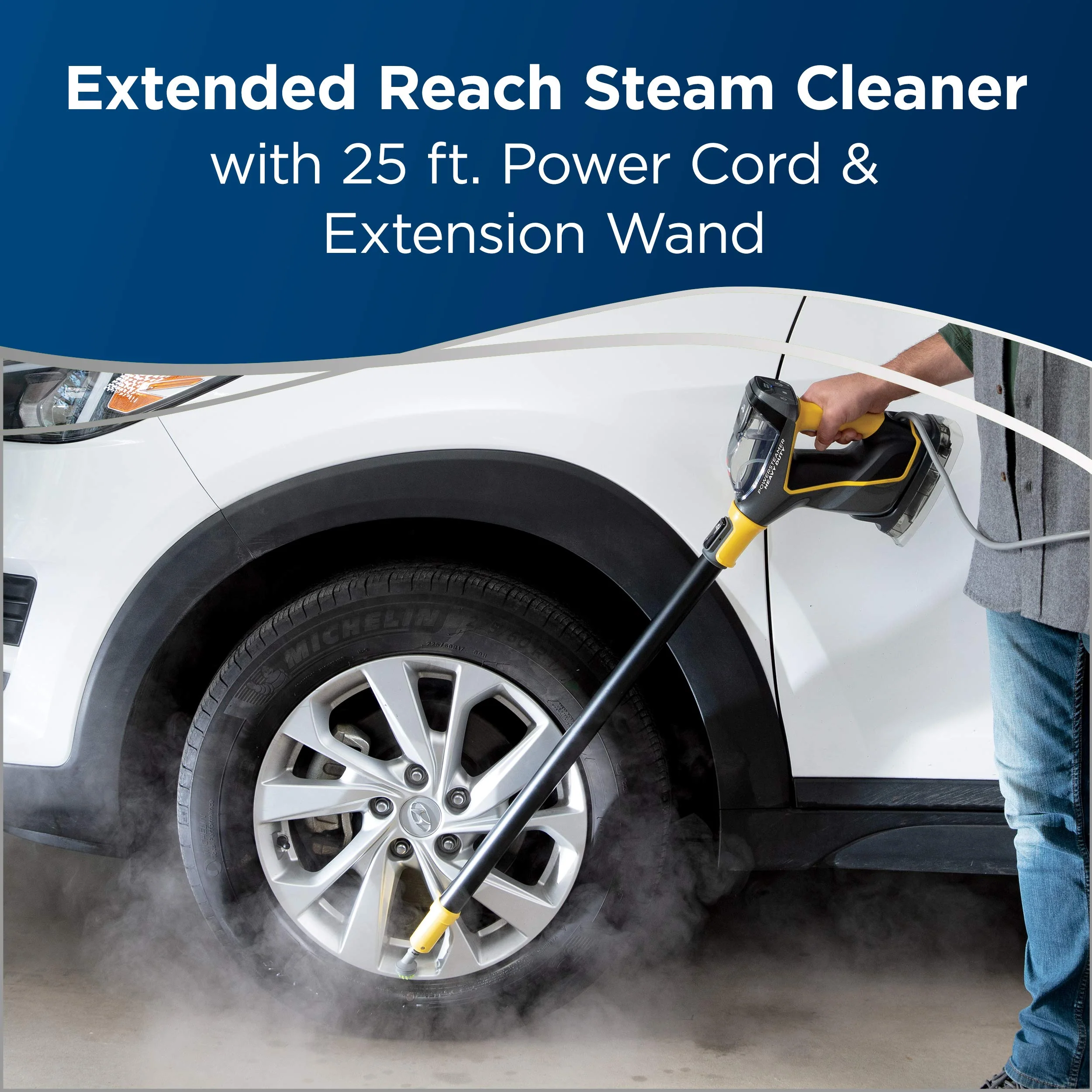 BISSELL Power Steamer Heavy Duty 3-in-1 Steam Mop