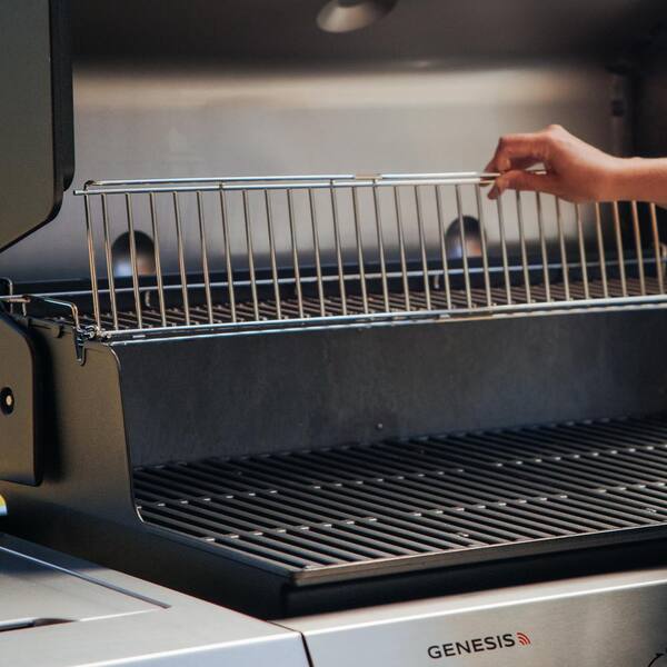 Genesis? S-335 Propane Gas Grill. Stainless Steel with Premium Cover Included