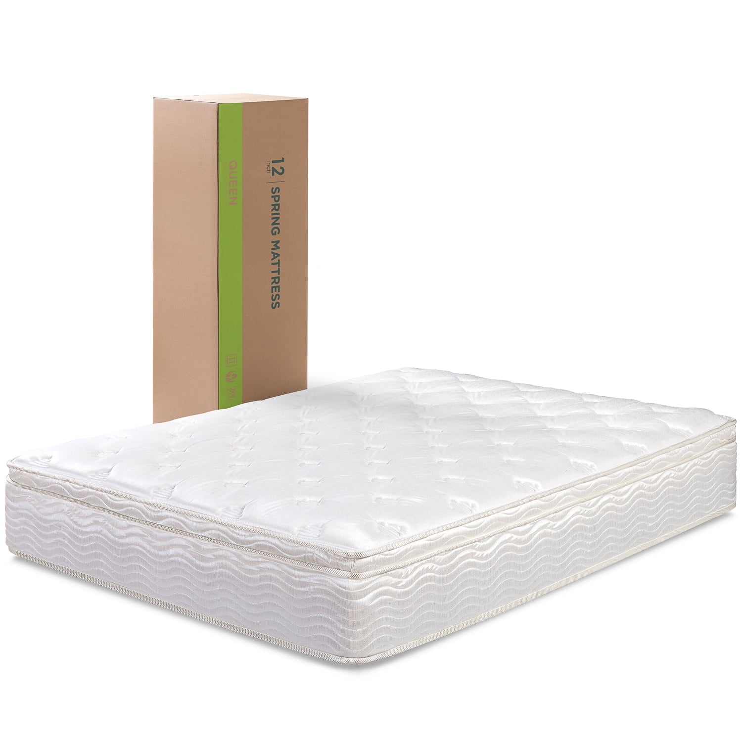 1 by Zinus Support 12 Spring Mattress. Queen