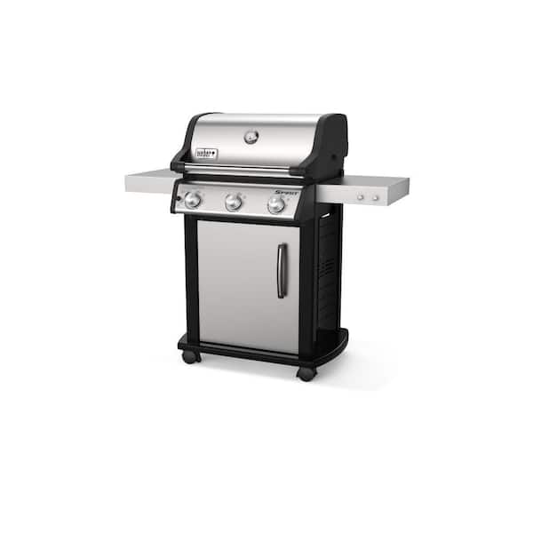 Spirit S-315 3-Burner Propane Gas Grill in Stainless Steel