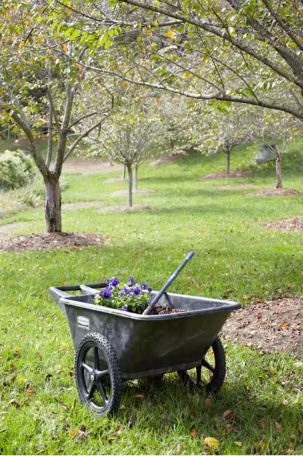 Rubbermaid 8.75 cu. ft. Big Wheel Cart - MadeInUSA