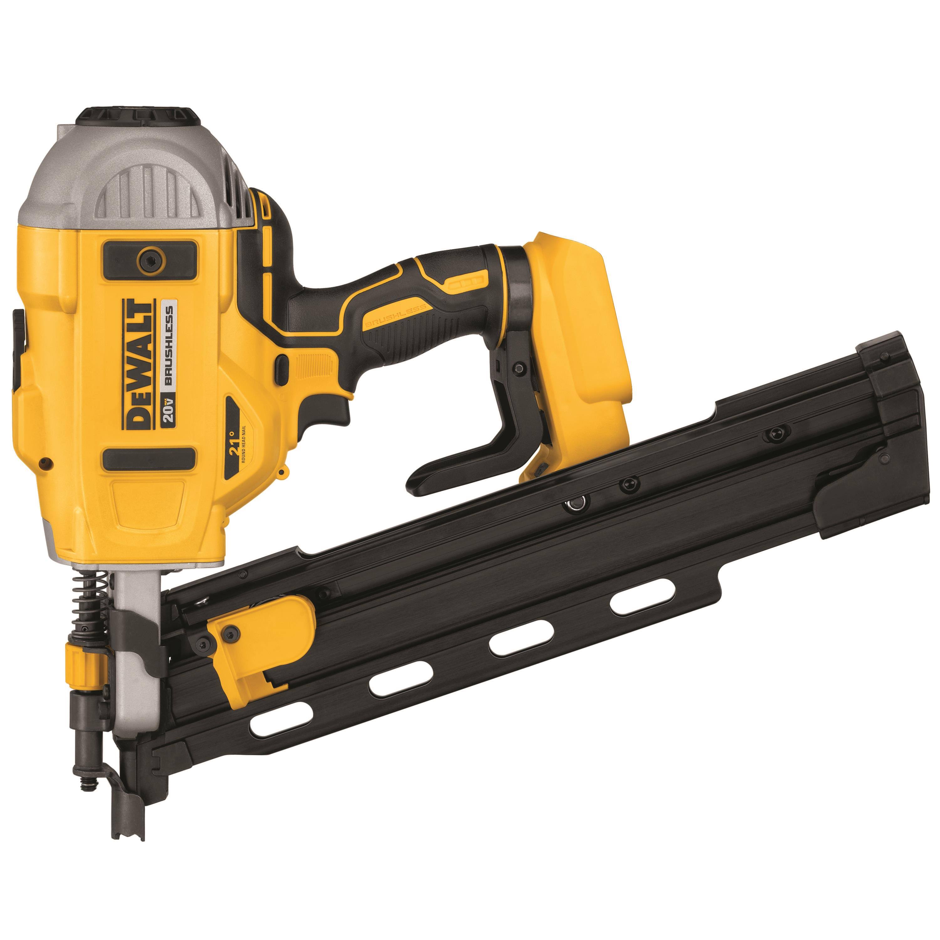 DeWalt 20V Max 21 Cordless Framing Nailer. Plastic. Collated DCN21PLB-Instock