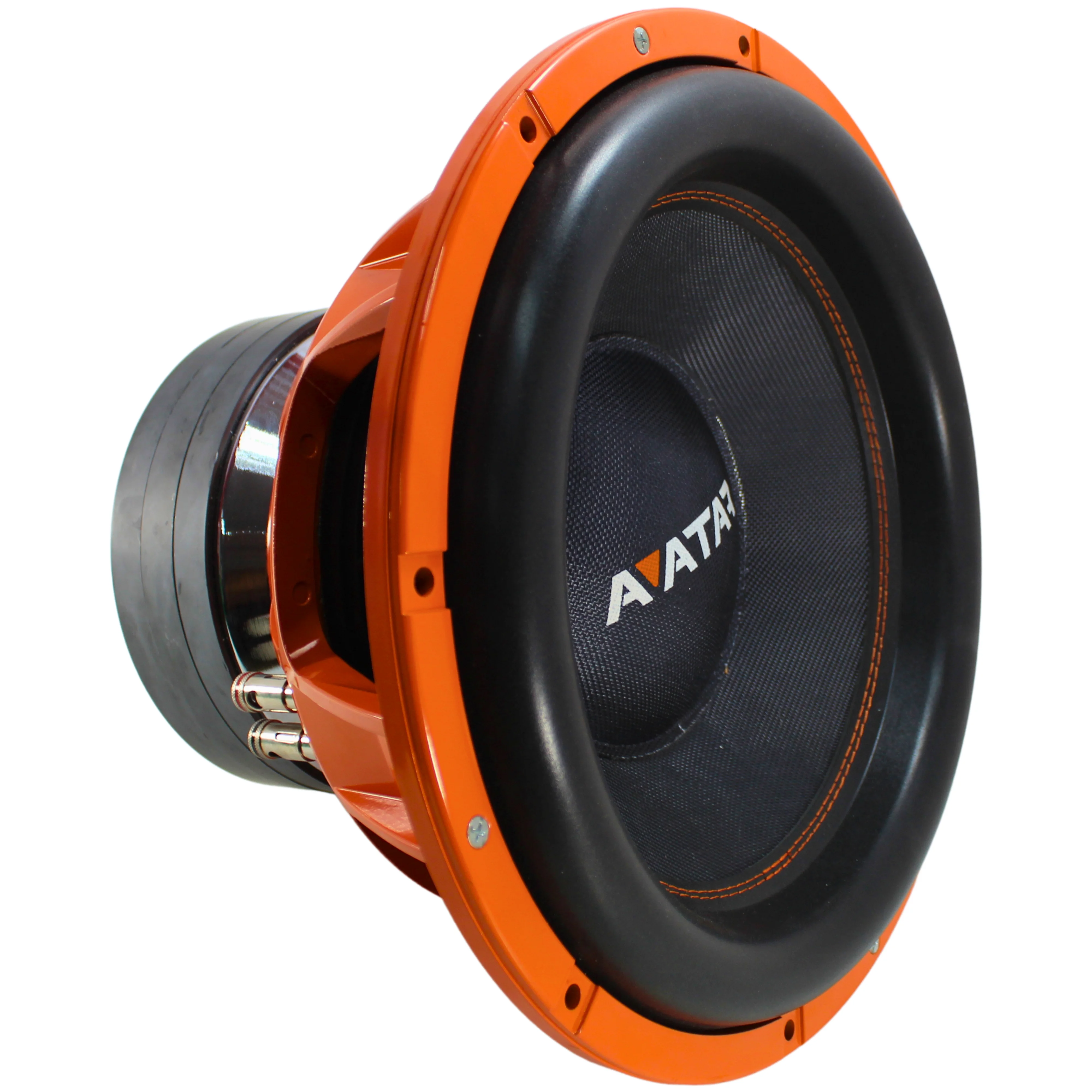 Avatar Tsunami Series 15 3000W RMS 2-Ohm DVC Orange Subwoofer / AT-STU-1546-D2