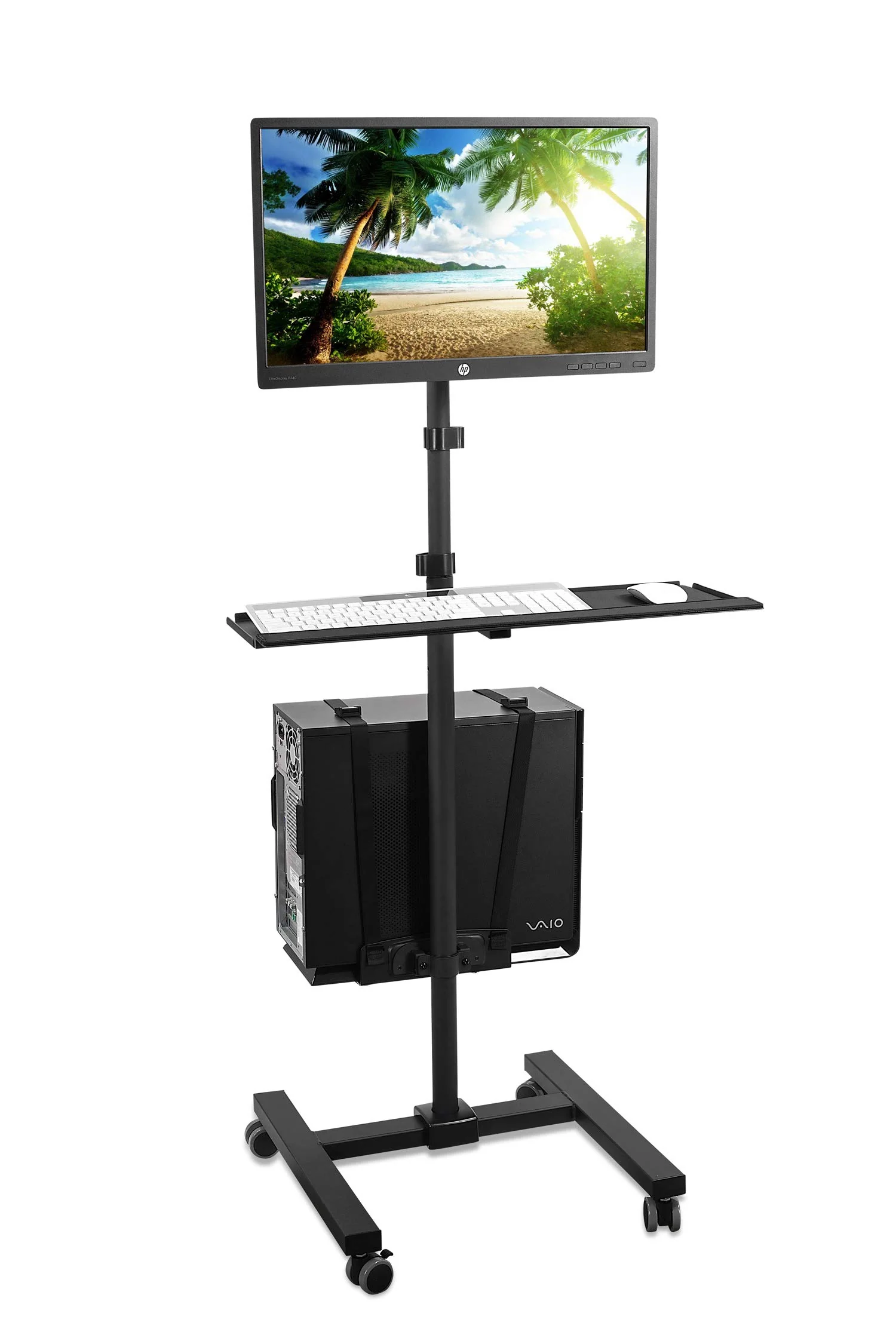 Mount-It! Rolling Computer Cart. Mobile Workstation