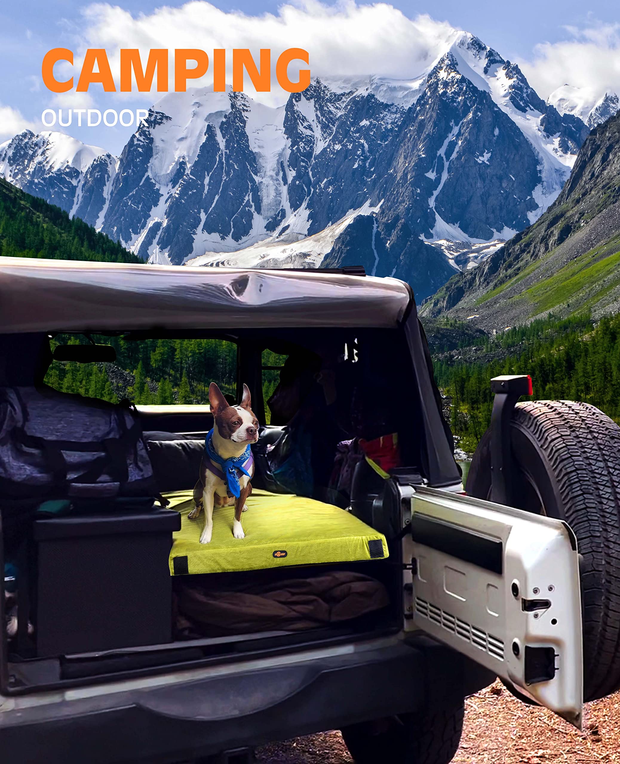 Gaialoop Thick Memory Foam Camping Mattress Sleeping Pad