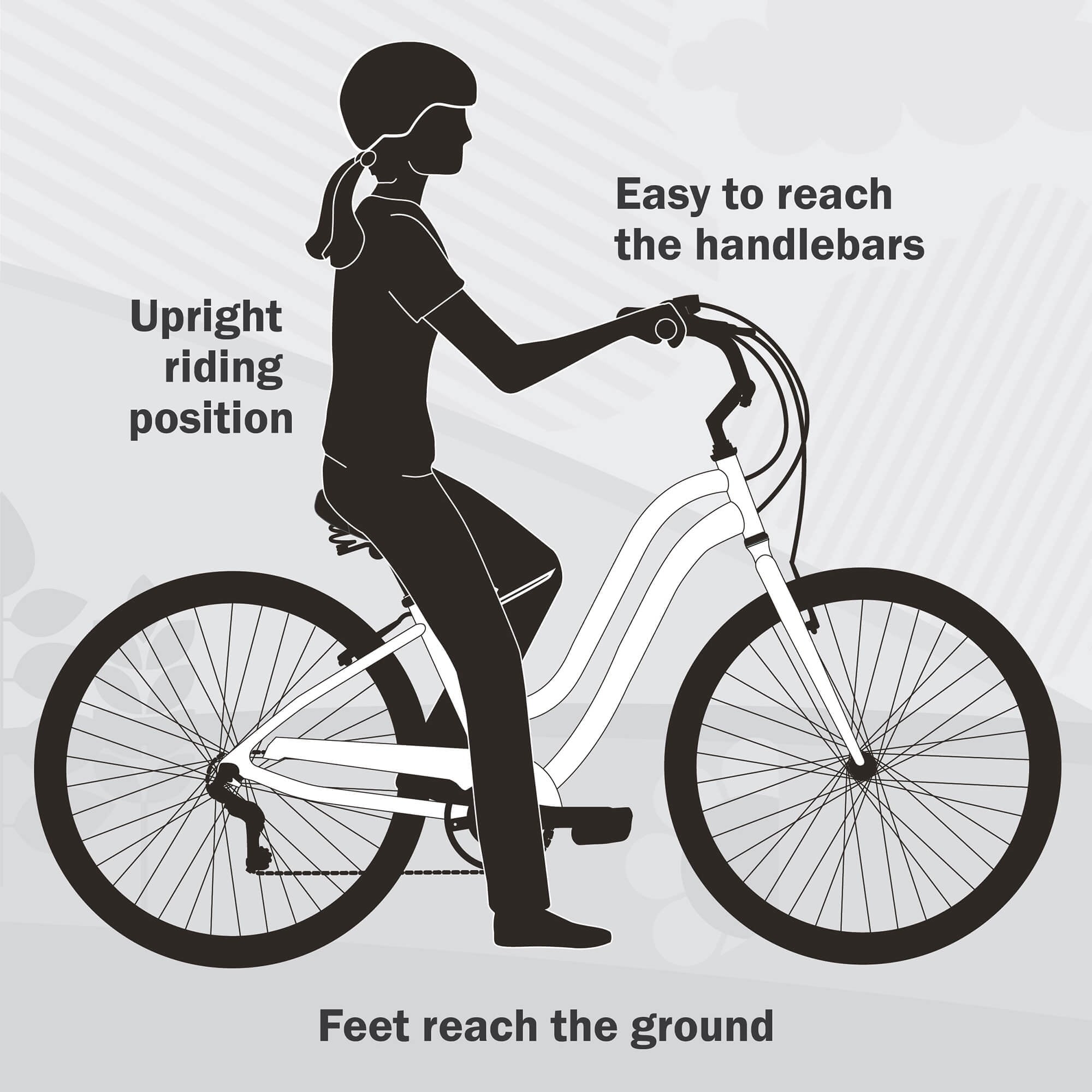 26 Inch Cranbrook Women's Comfort Cruiser Bike. Gray