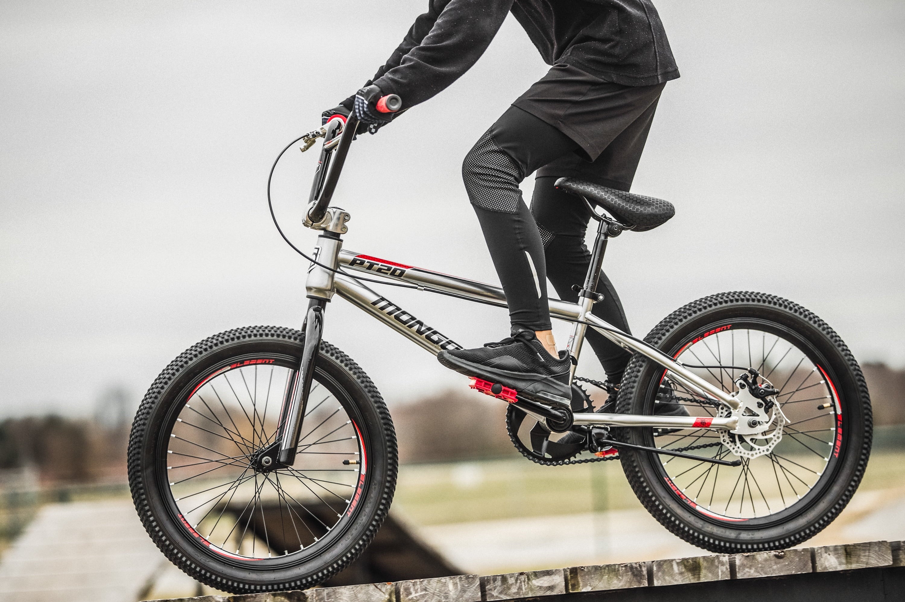 PT20 BMX 20 in. Kids Bike. Single Speed. Boys. Silver / Black