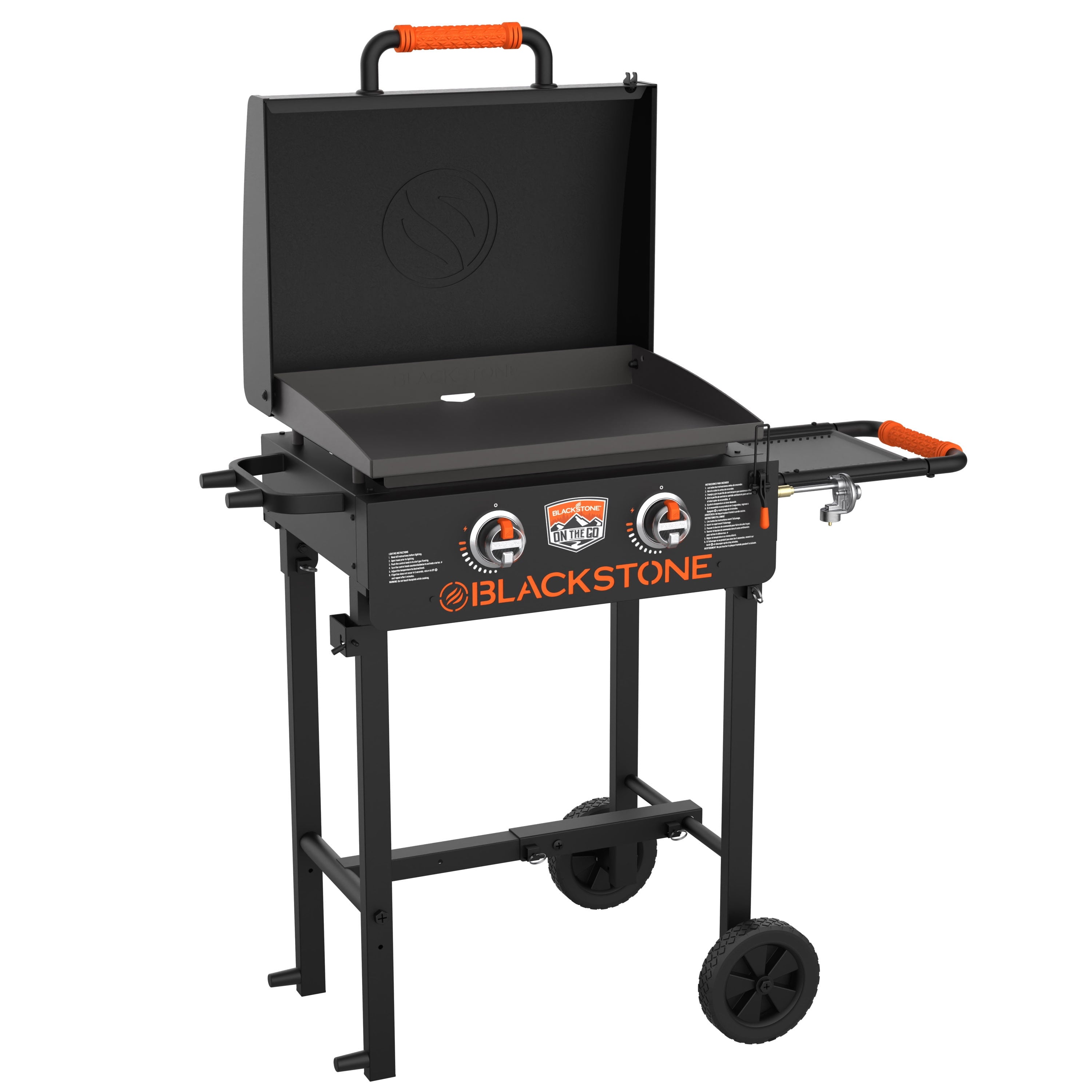 On The Go 2-Burner 22 Cart Griddle with Folding Legs