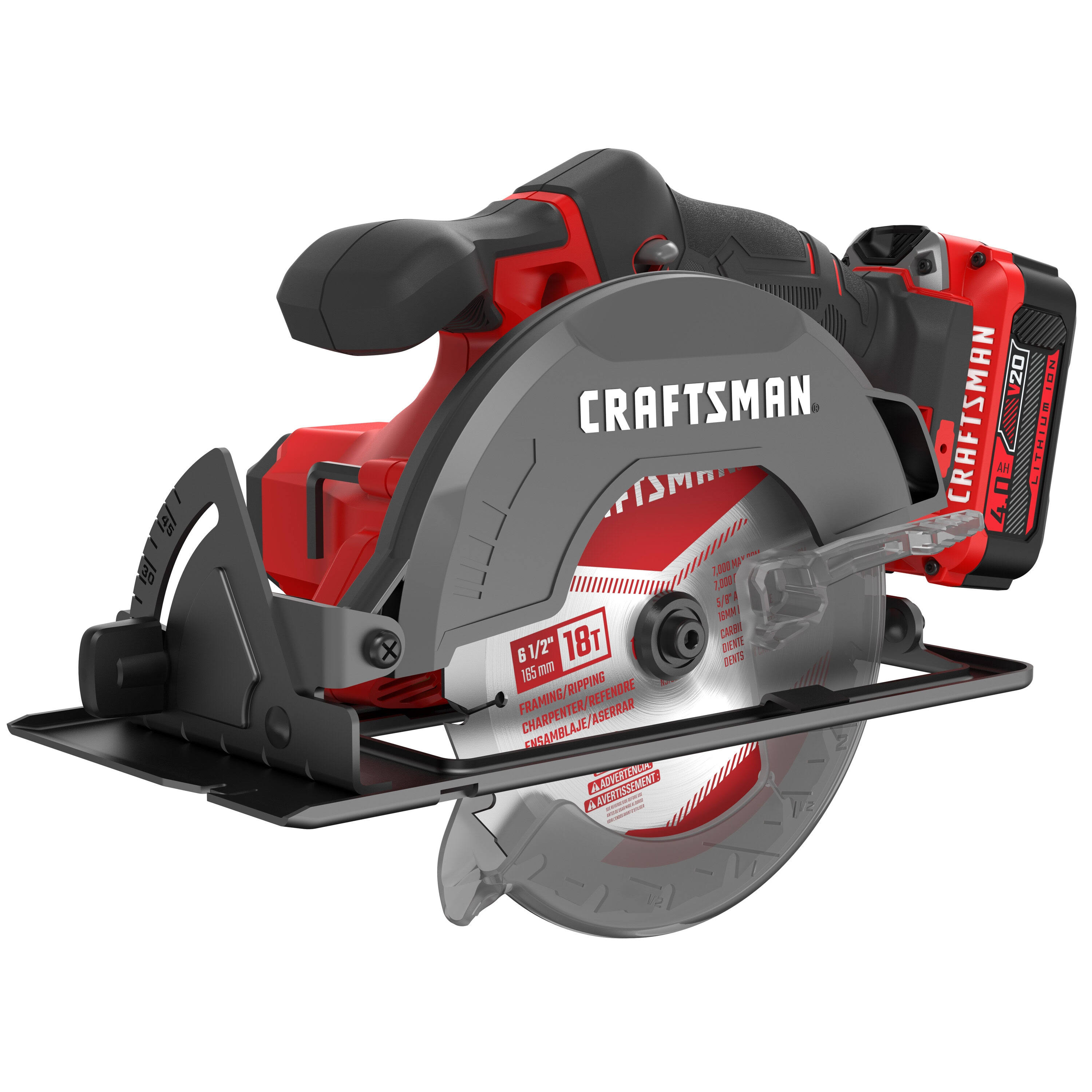 Craftsman CMCS500M1 V20 Cordless 6-1/2 in Circular Saw Kit
