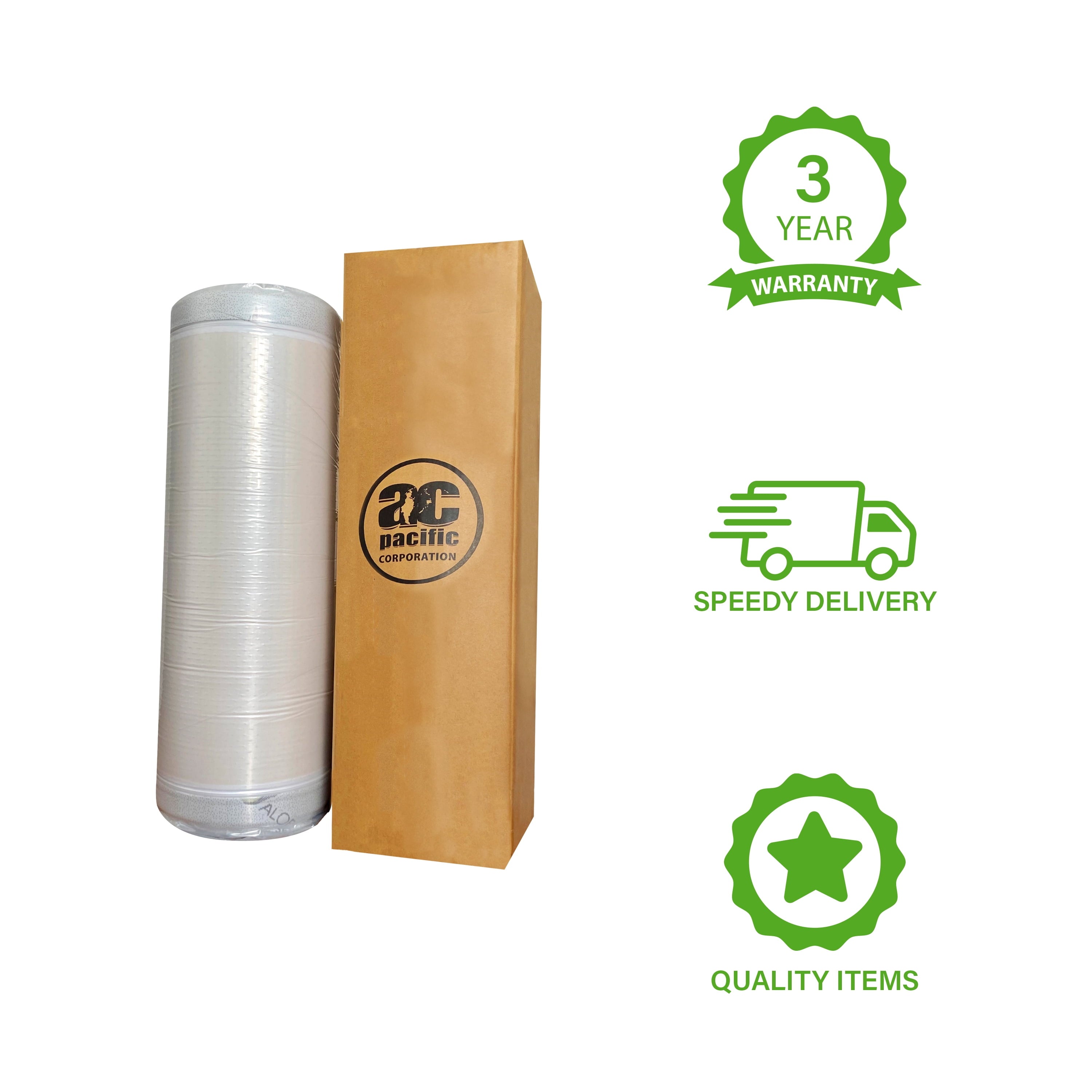 Pacific Aloe Vera 8 Memory Foam Mattress. Queen