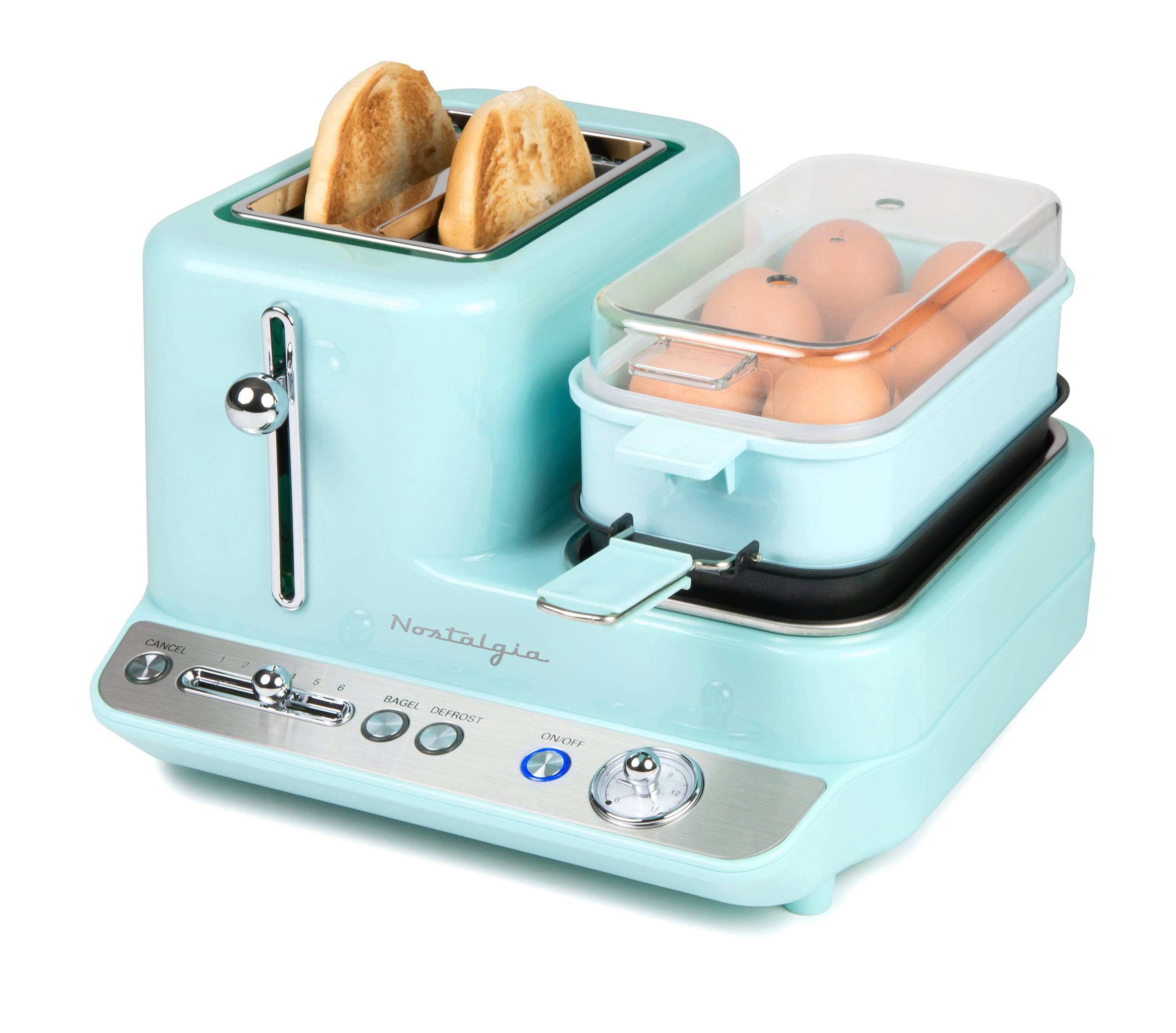 CLBS3AQ Retro 3-in-1 Breakfast Station. Aqua