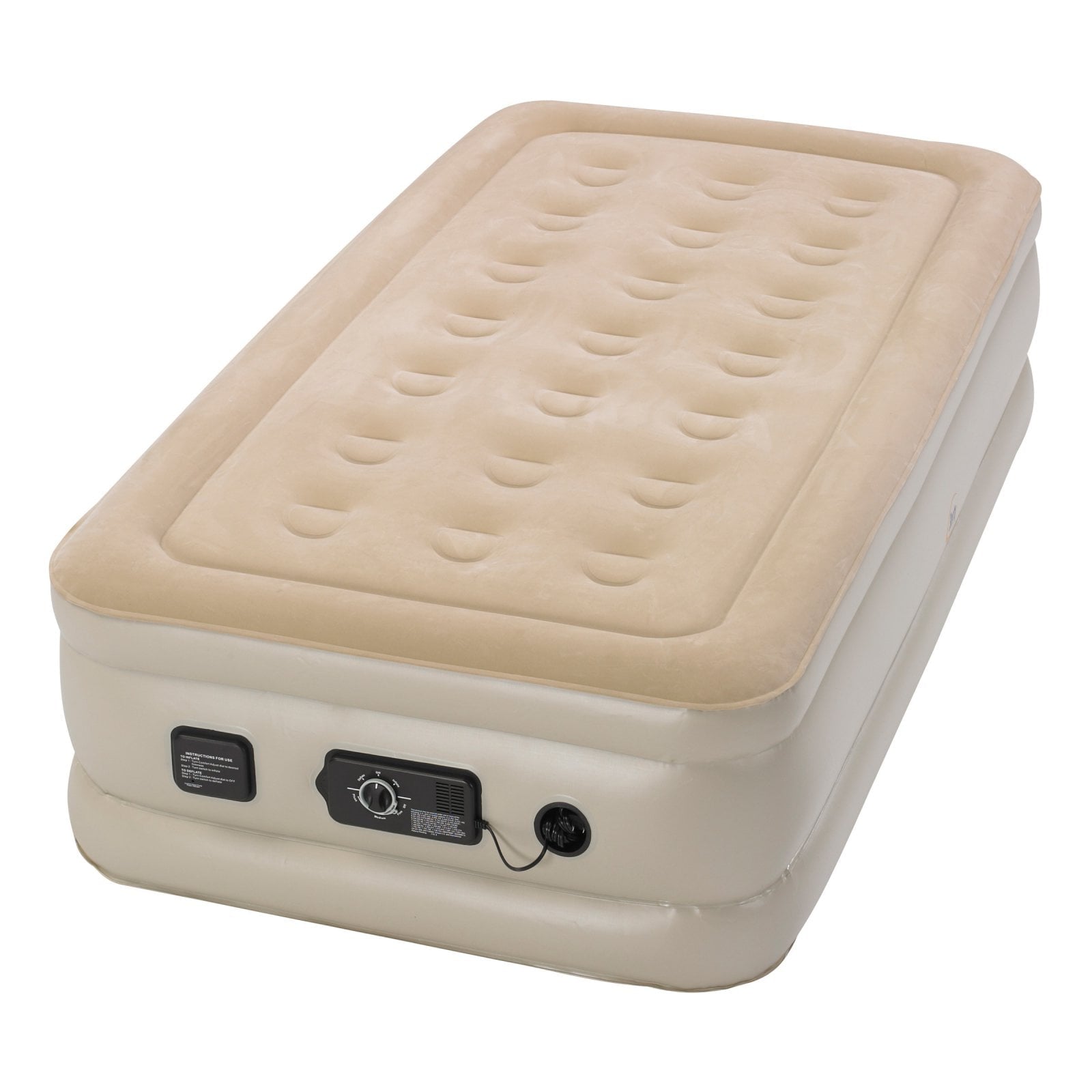18 Raised Queen Air Mattress with Never Flat AC Pump