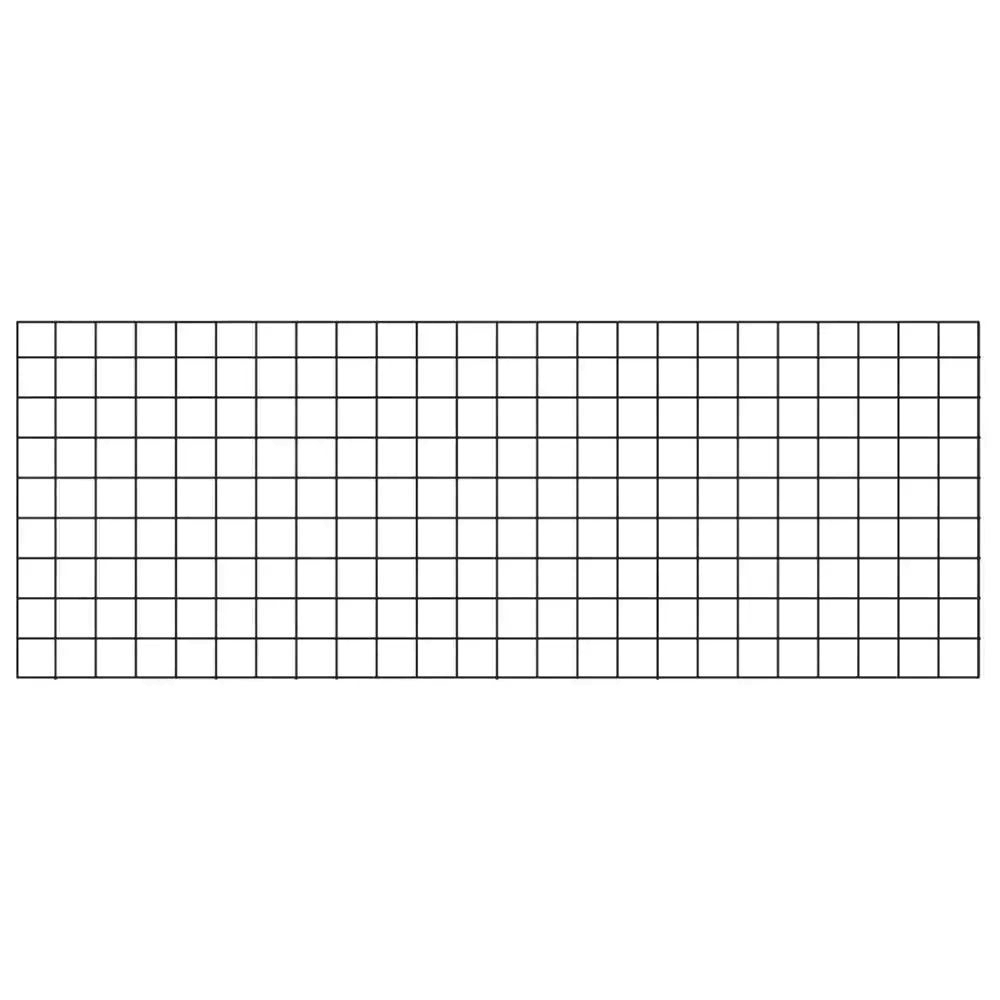 Wild Hog 36 in. x 96 in. Black Metal Railing Panel