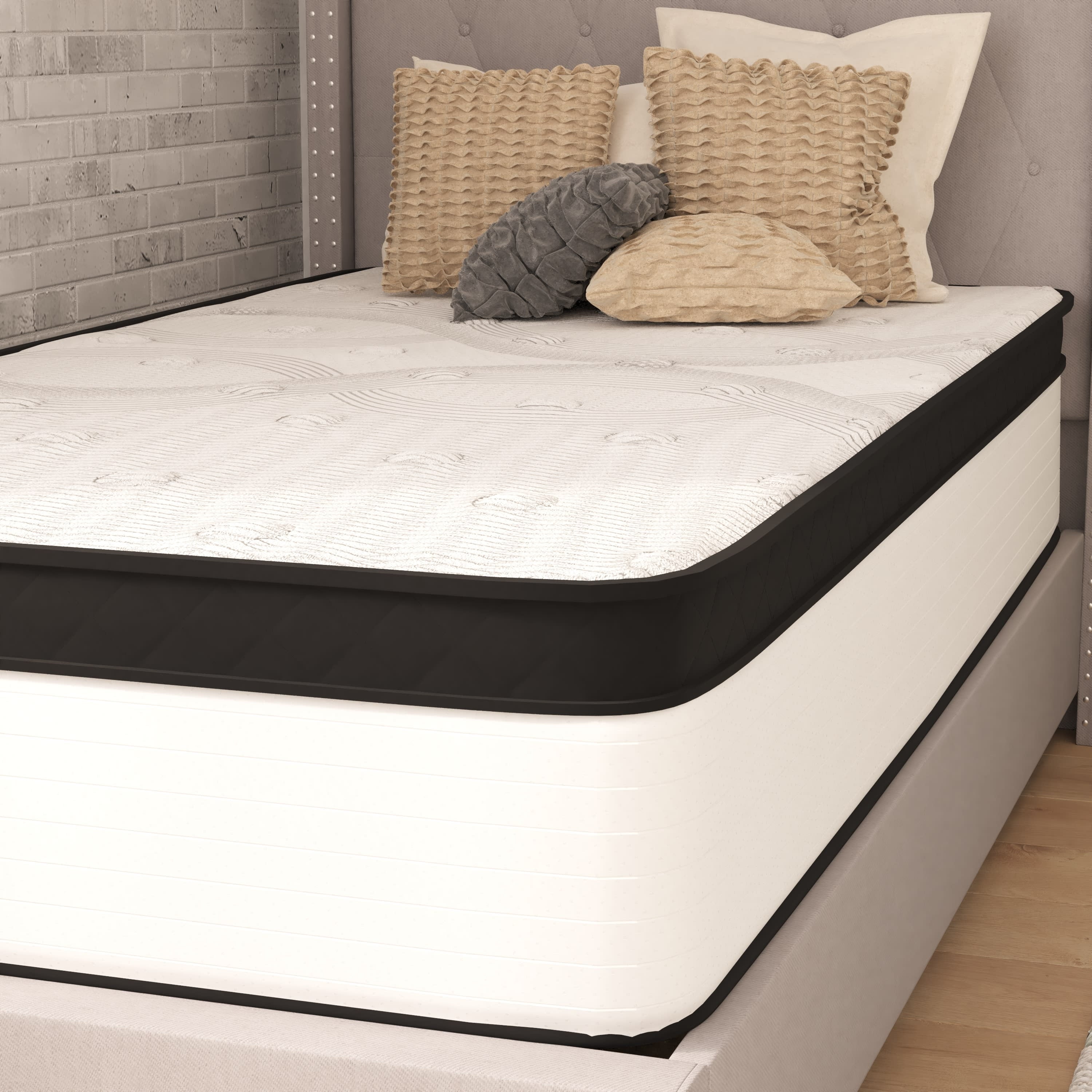 Furniture Capri Comfortable Sleep 12 Extra Firm Hybrid Pocket Spring Mattress. Twin