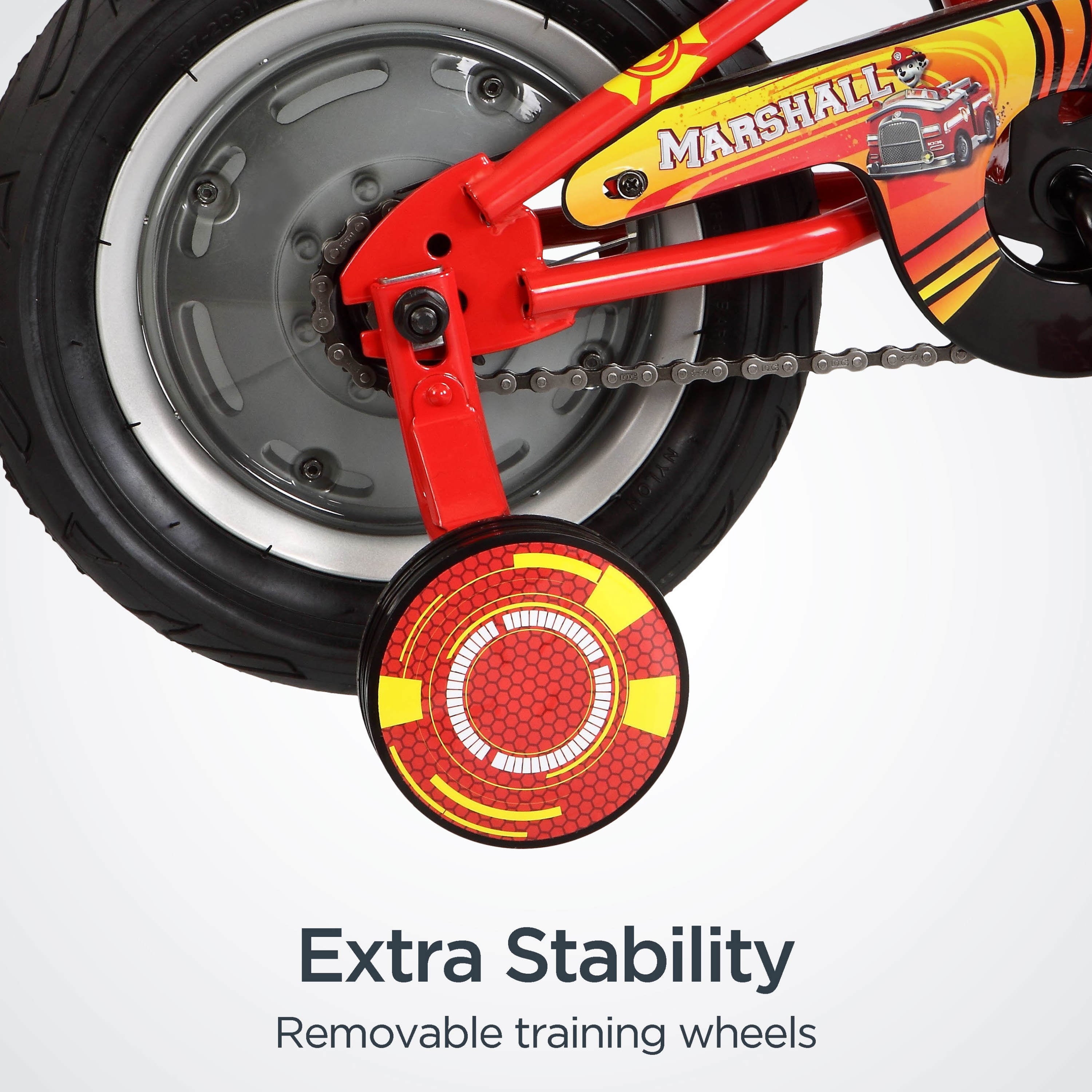 Paw Patrol Marshall 12in. Kids Bike By Schwinn. Ages 2 to 4. Red