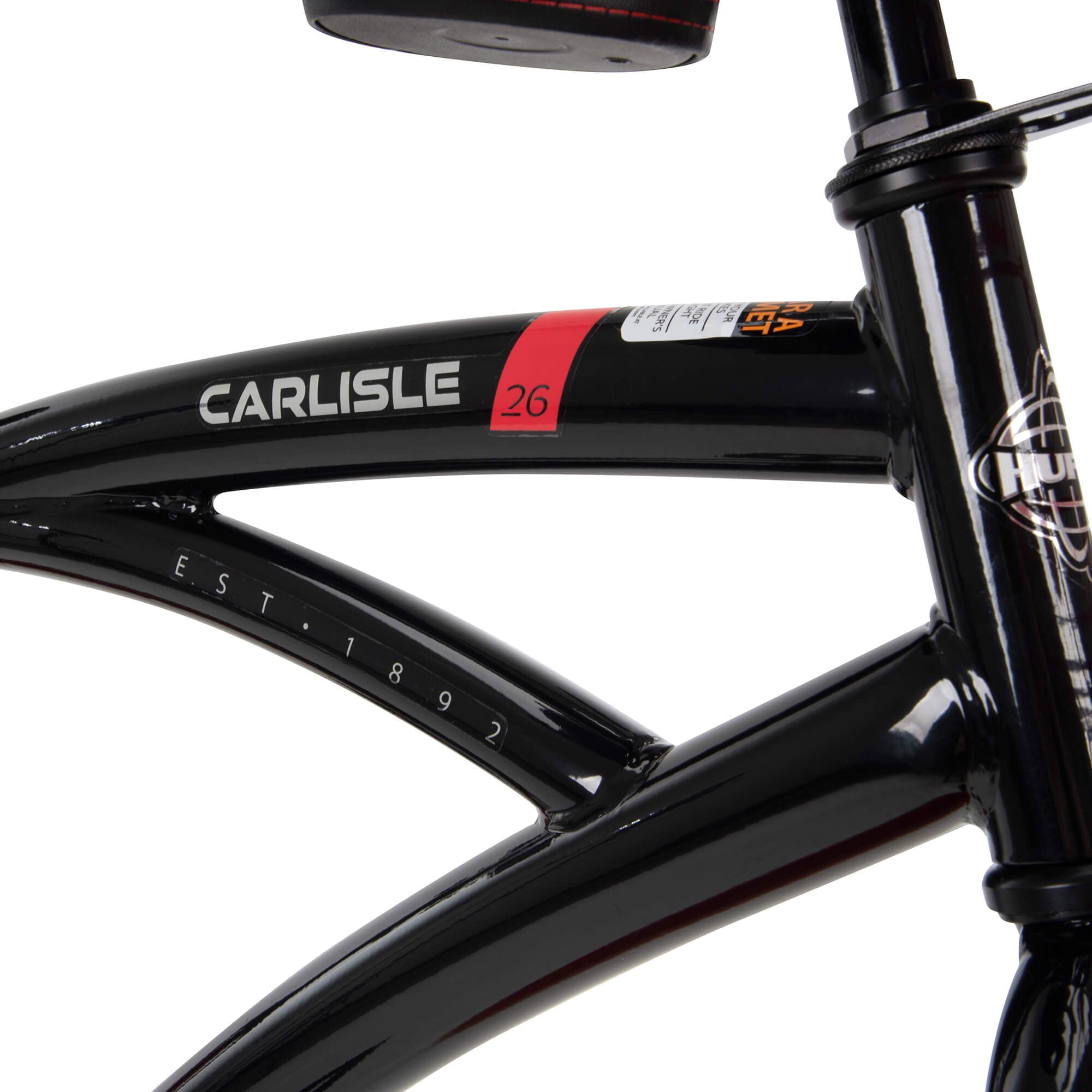 26 In. Carlisle Men��s Comfort Cruiser Bike. Black