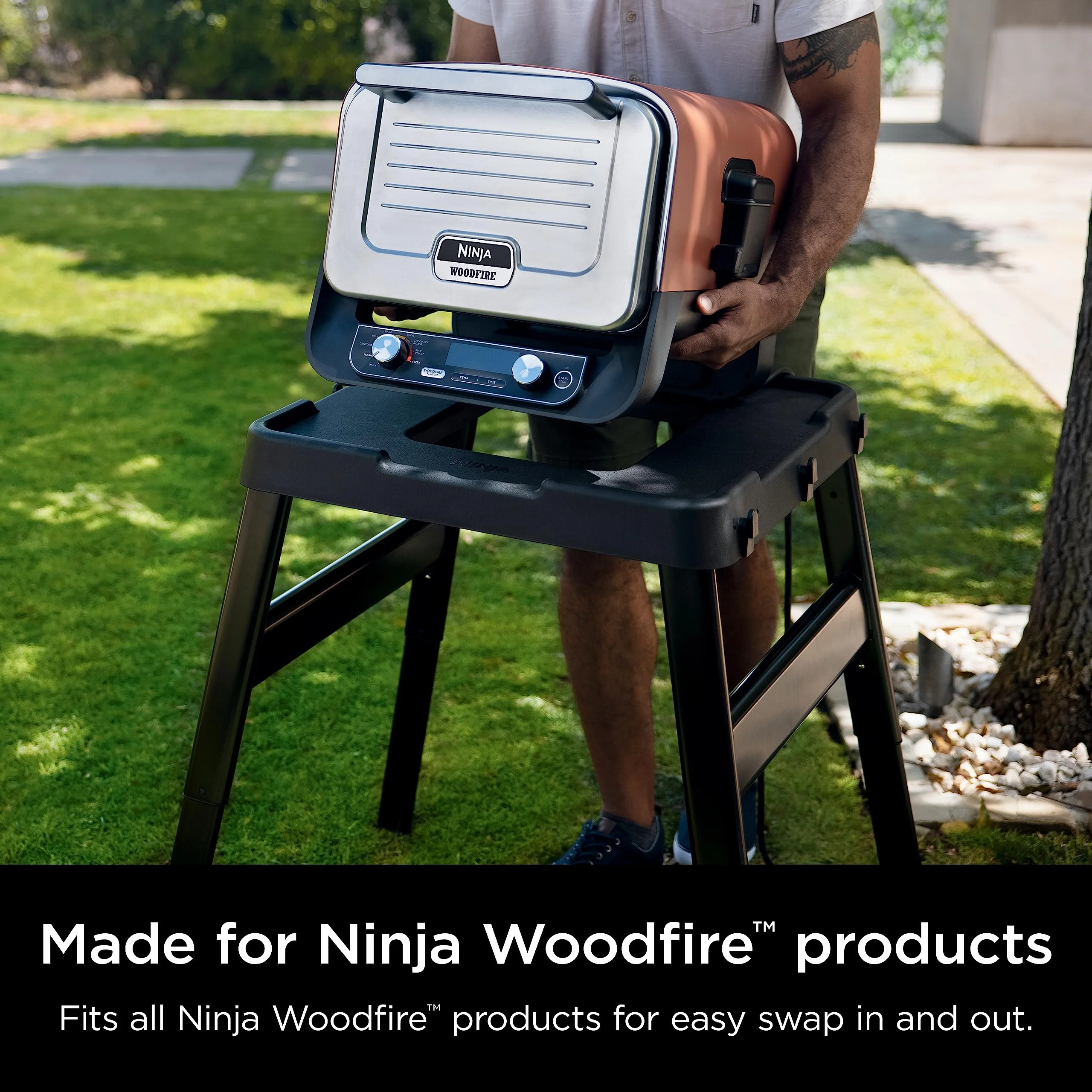 Ninja Adjustable Outdoor Stand. 26 x 34 x 34