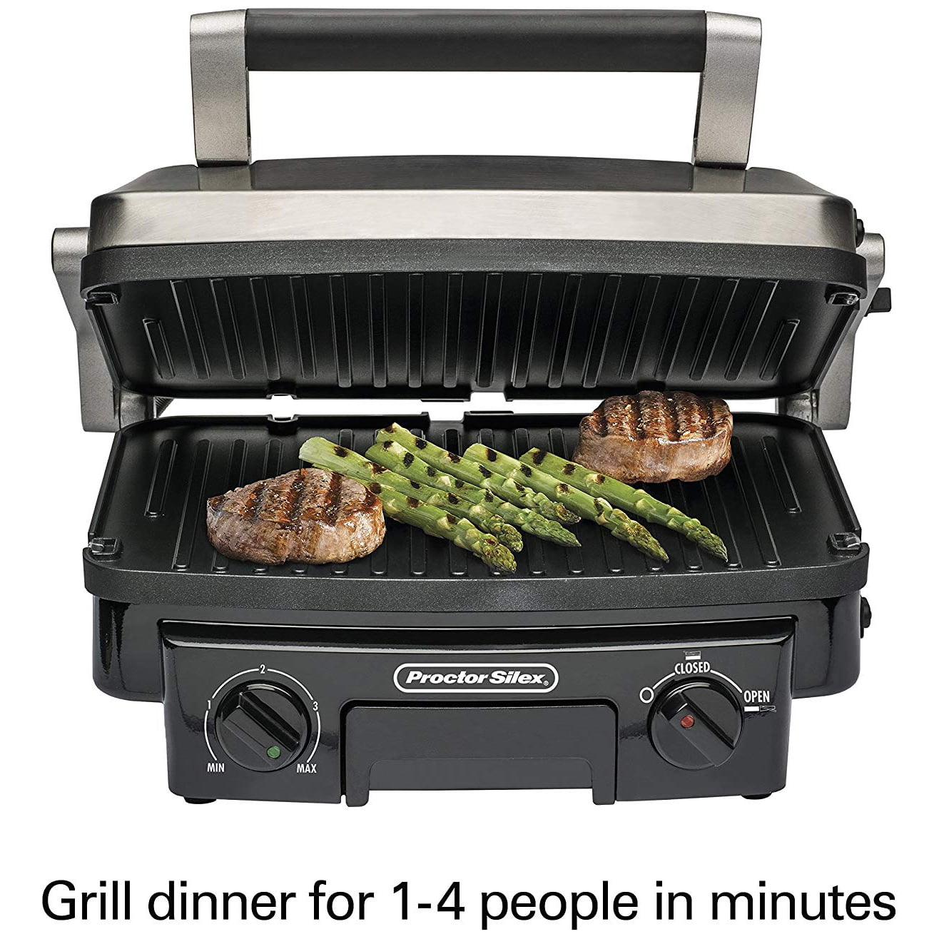 Silex Contact Grill with Reversible Grids