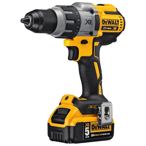 20V MAX XR Cordless Brushless 3-Speed 1/2 in. Hammer Drill with (2) 20V 5.0Ah Batteries and Charger
